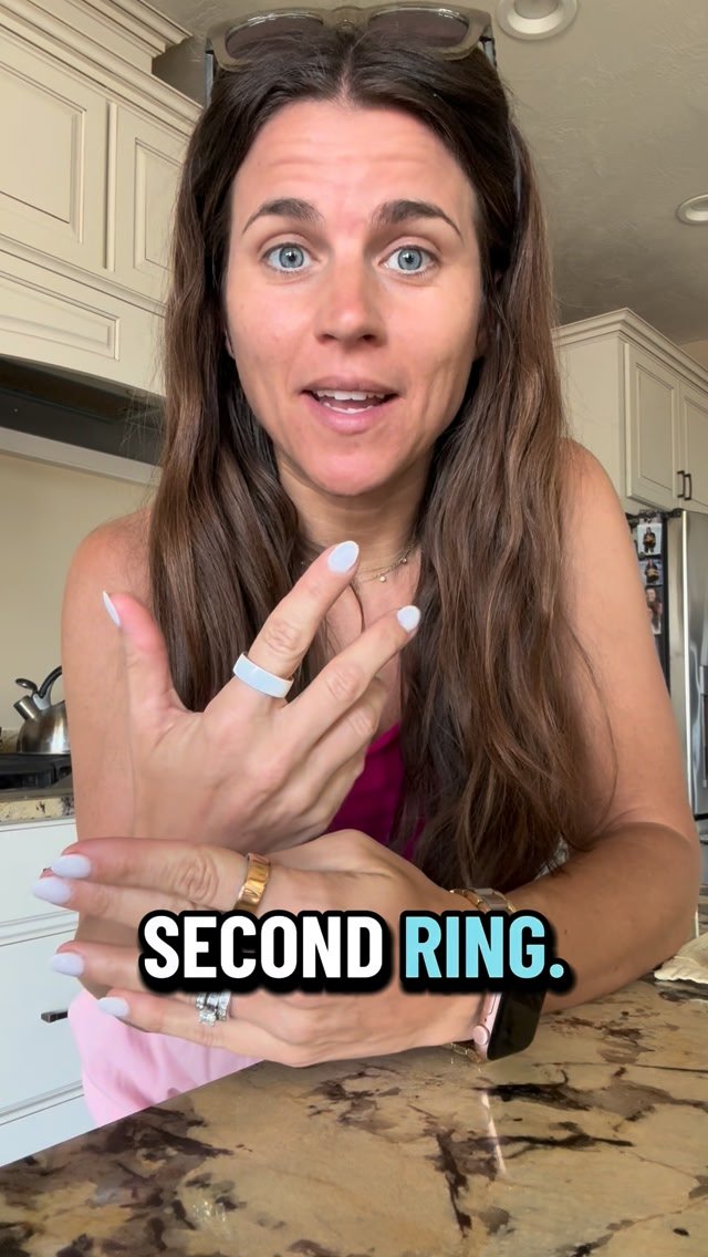 Femometer Ring Facebook ad: Let’s chat about the beautiful white ring you’ve…