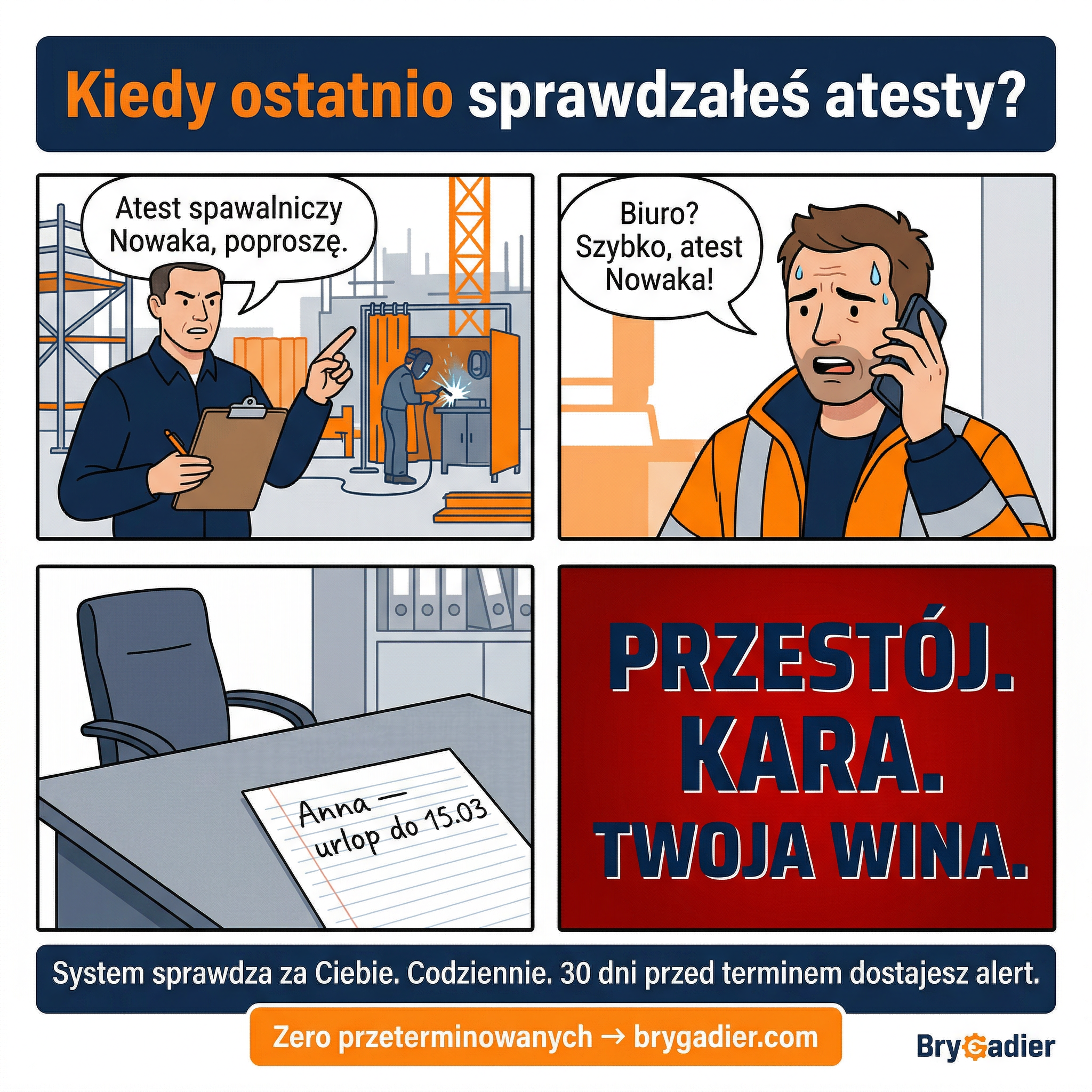 Brygadier - System Zarządzania Zasobami Facebook ad