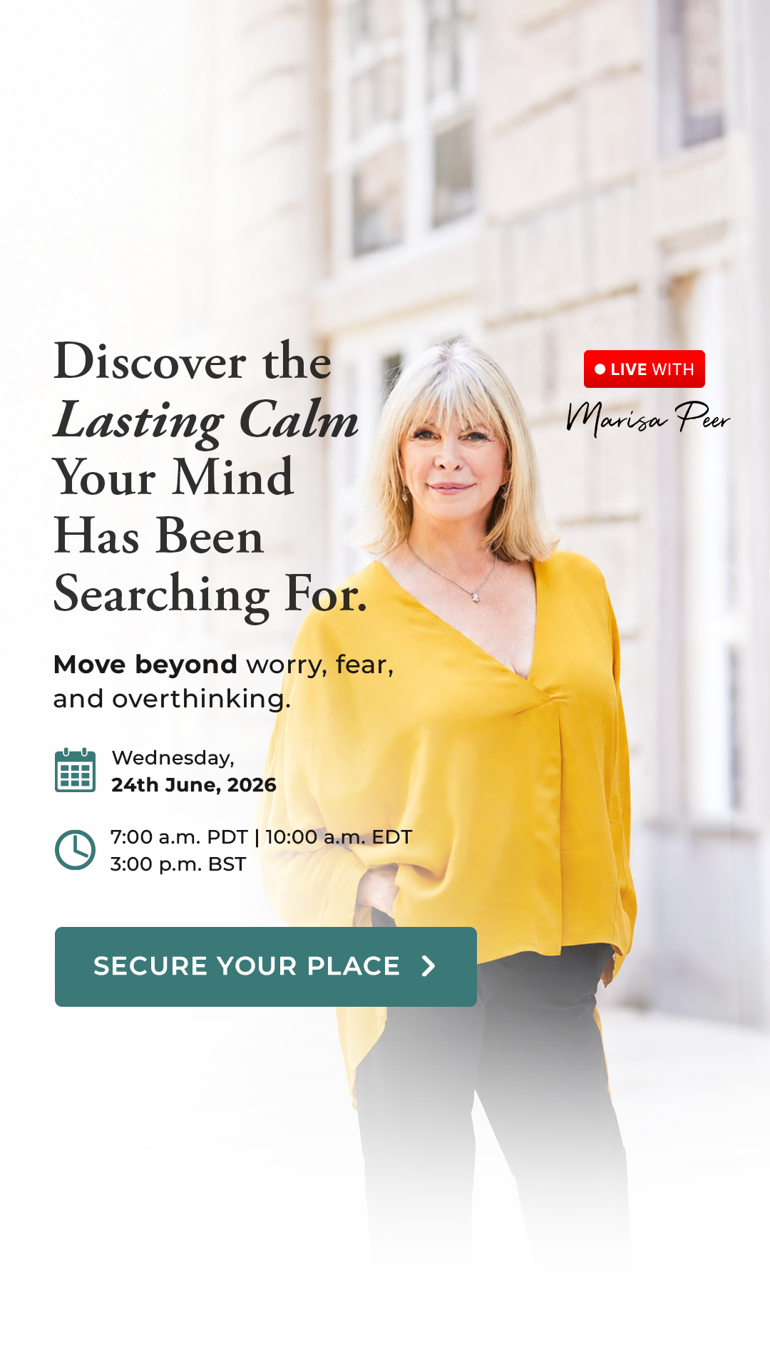 Marisa Peer Facebook ad