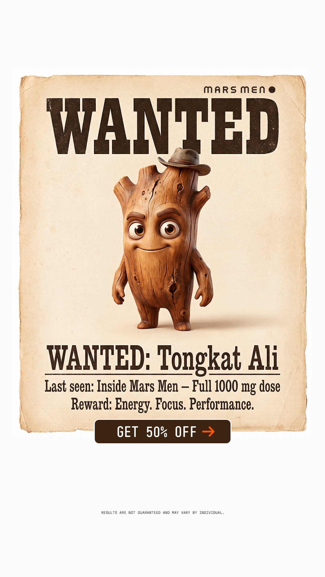 Mars Men Facebook ad