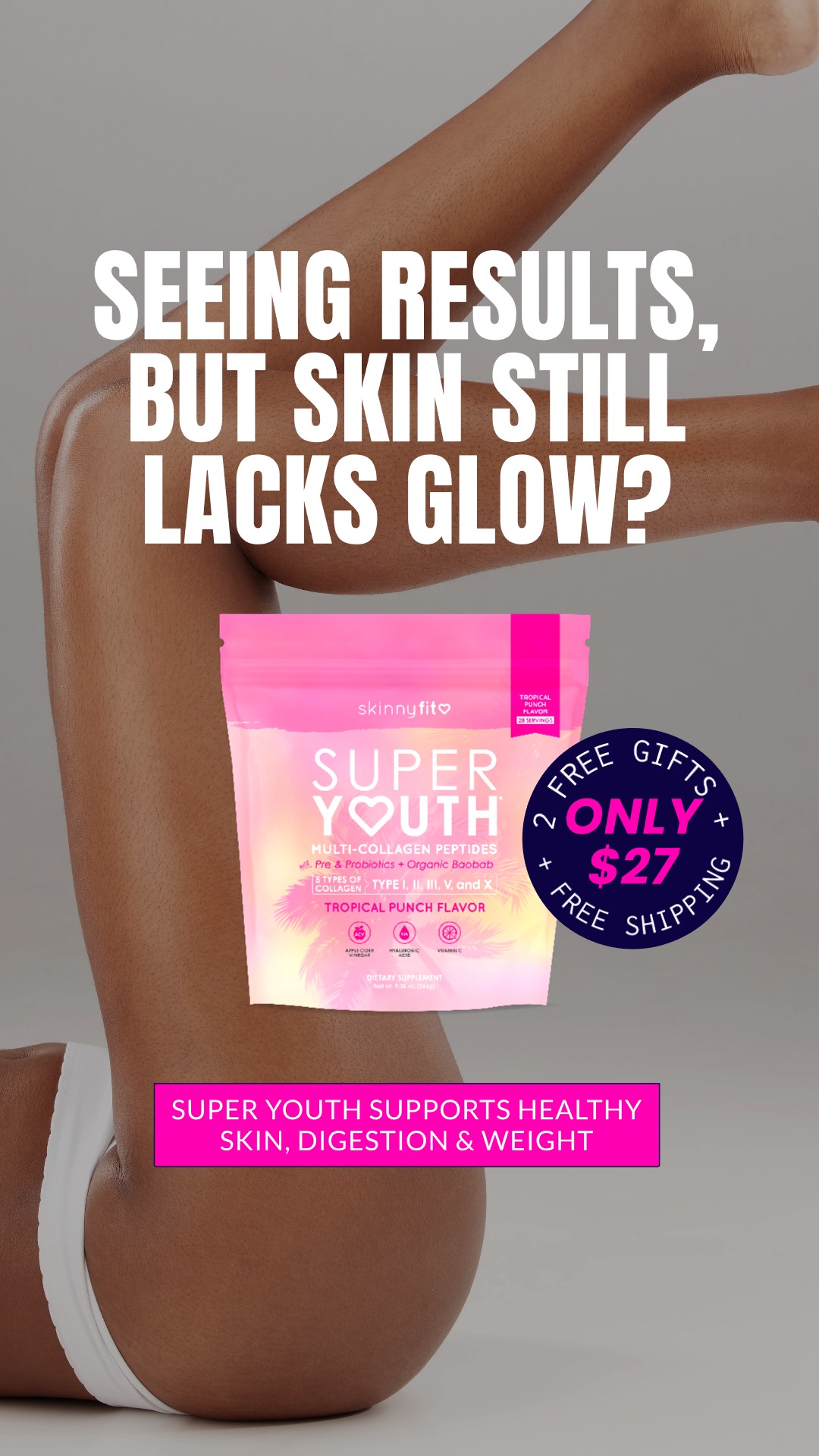 SkinnyFit Facebook ad