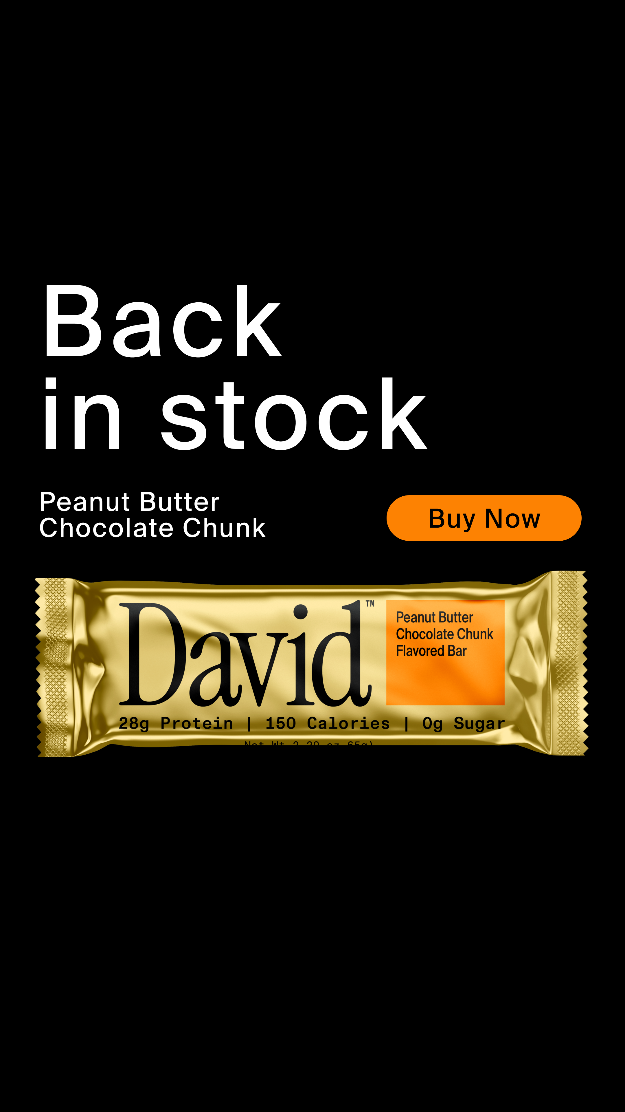 David Protein Facebook ad