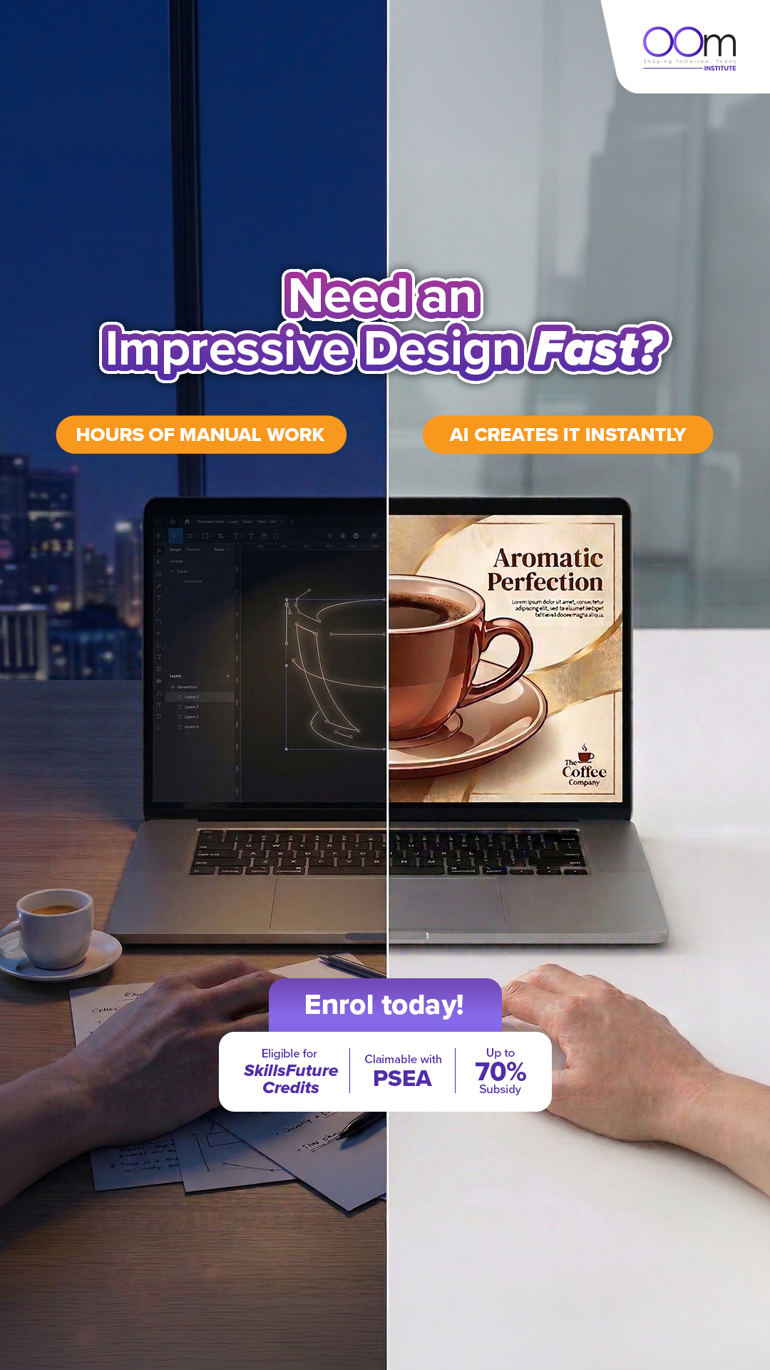 OOm Digital, Tech & AI Institute Facebook ad