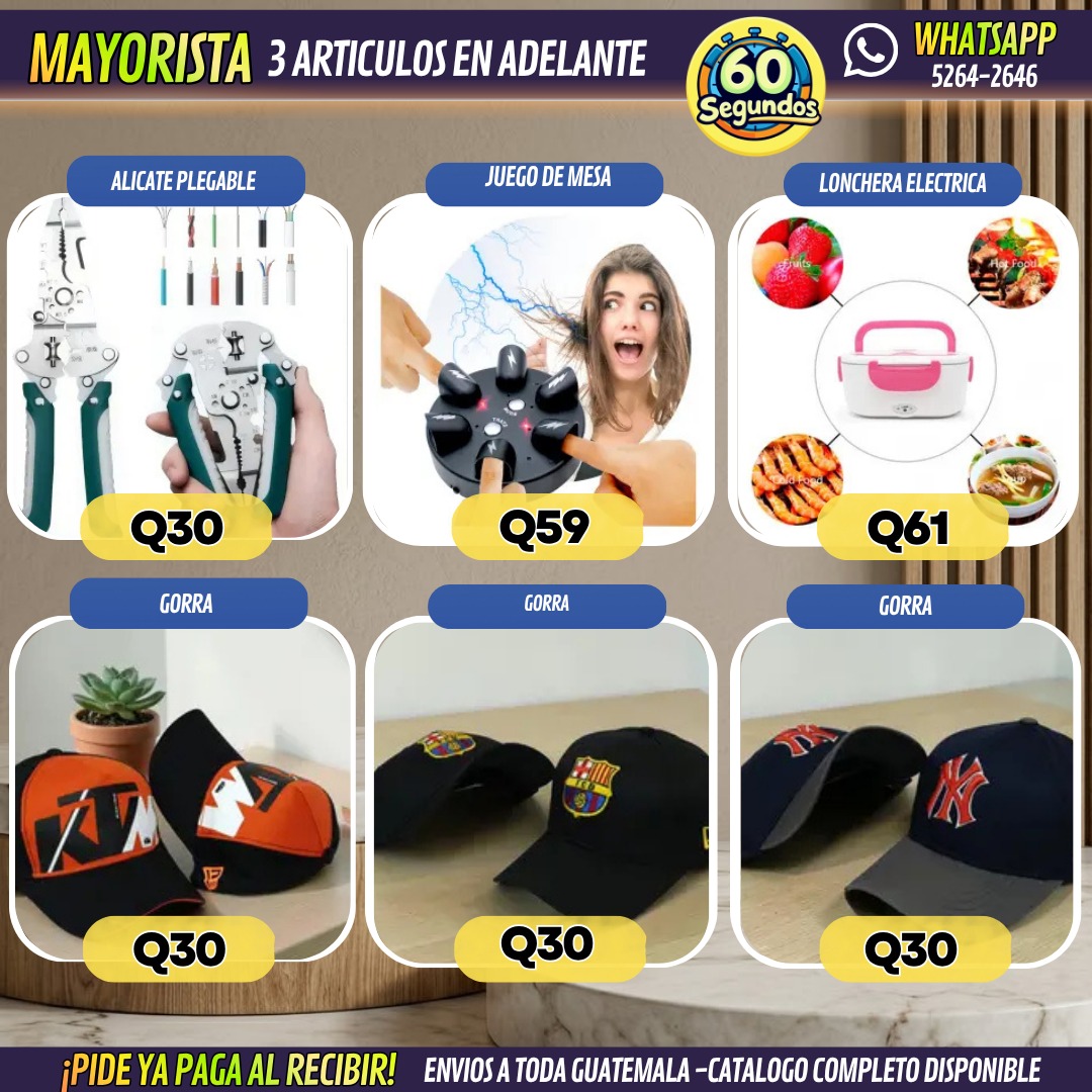 60 Segundos Mayoreo Facebook ad: Reduce tus costos de inventario