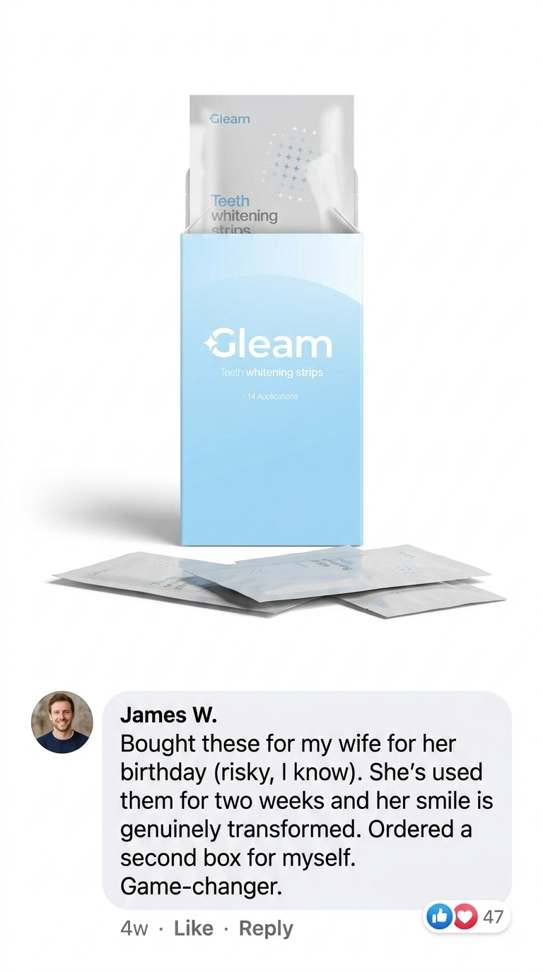 Gleam Facebook ad
