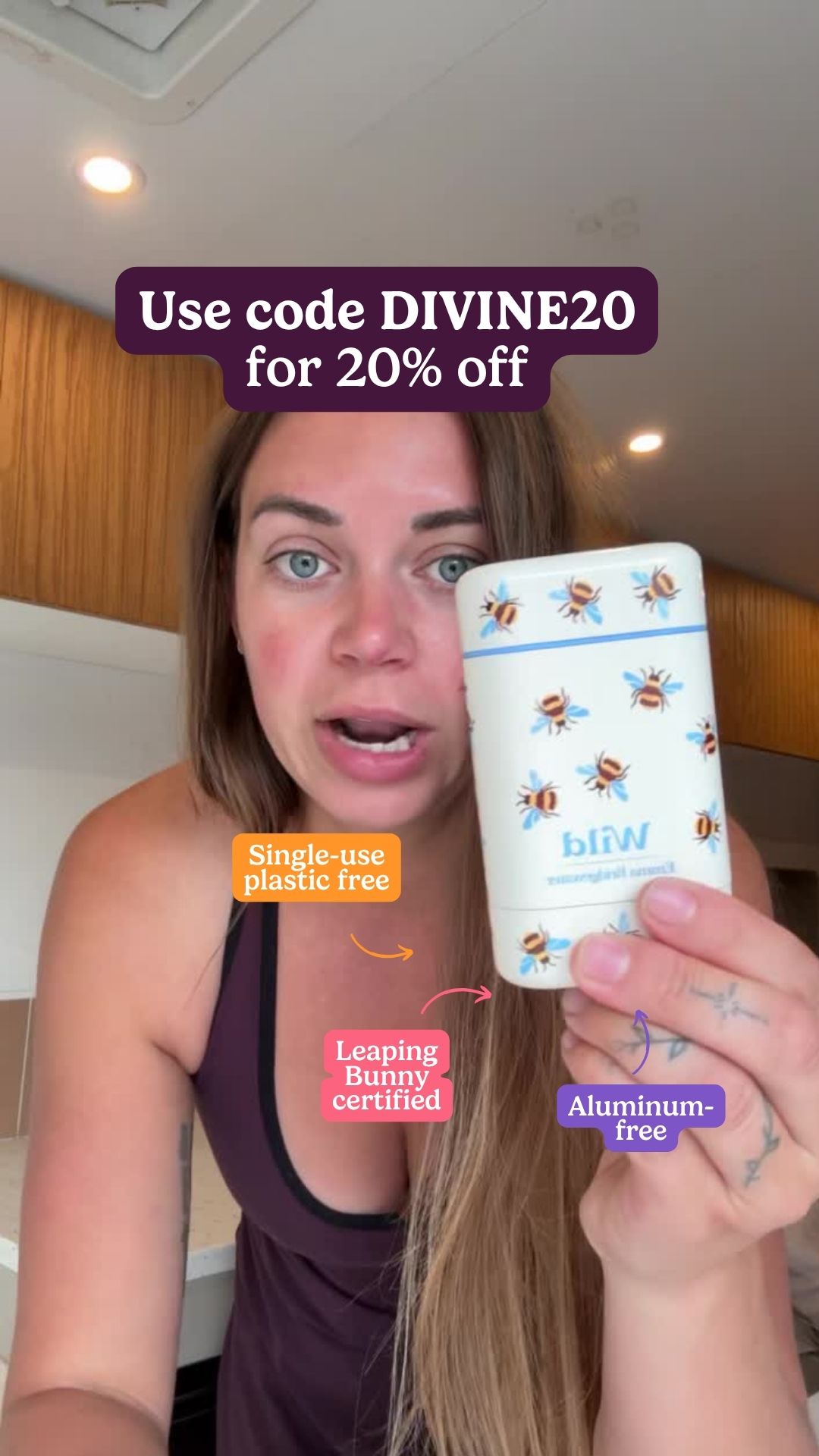 Wild Facebook ad: Want to make the switch? Use code DIVINE20 for 20% off at…