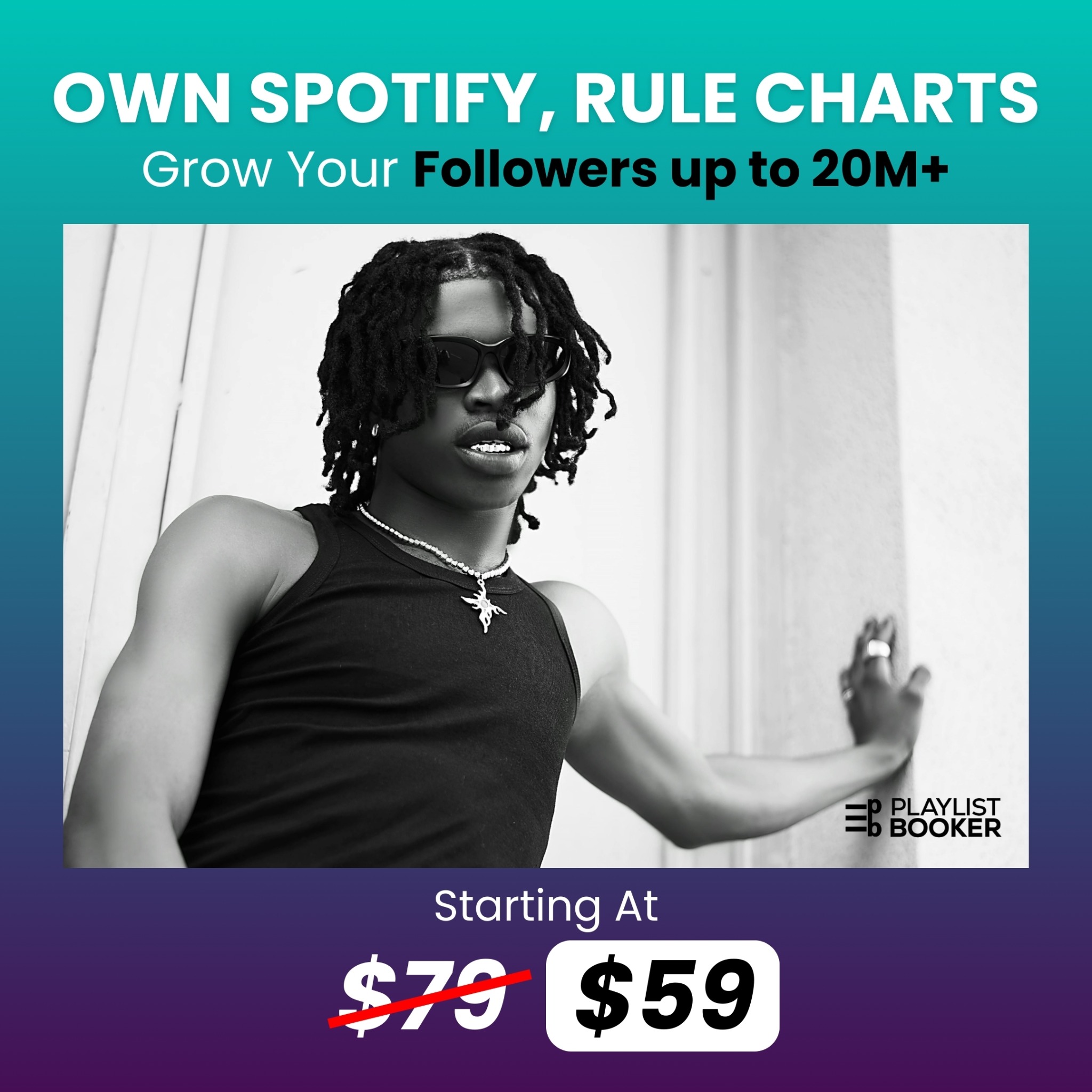 Playlist Booker Facebook ad
