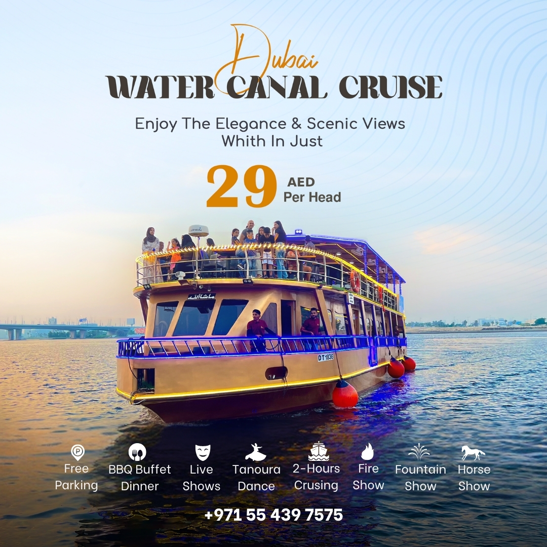 Dubai Dhow Cruise & Yachts Facebook ad: Book Now | Pay Later | No Advance Needed!
