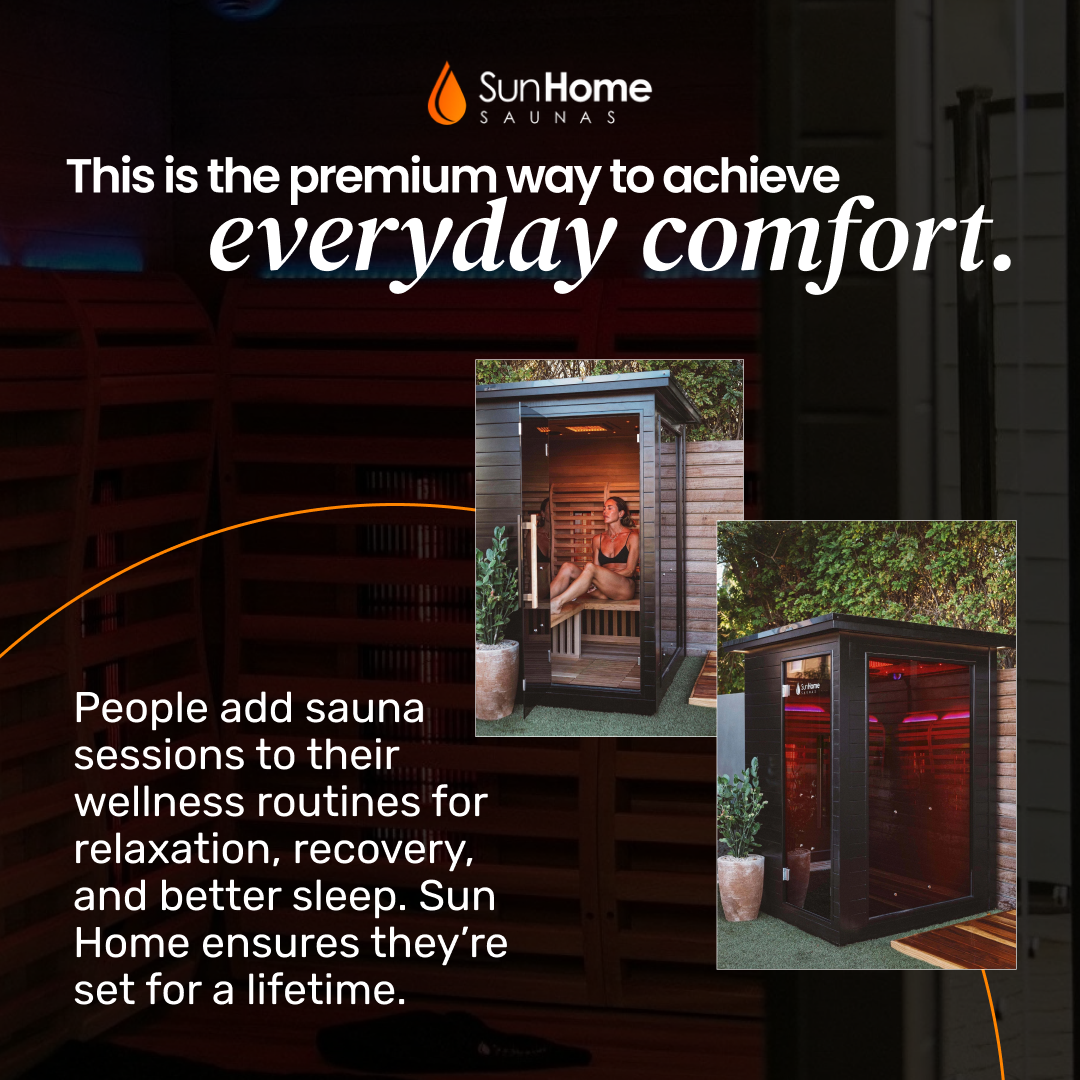 Sun Home Saunas Facebook ad