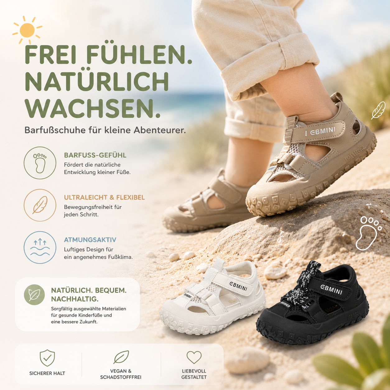 Ebmini - Kinder Barfußschuhe Facebook ad