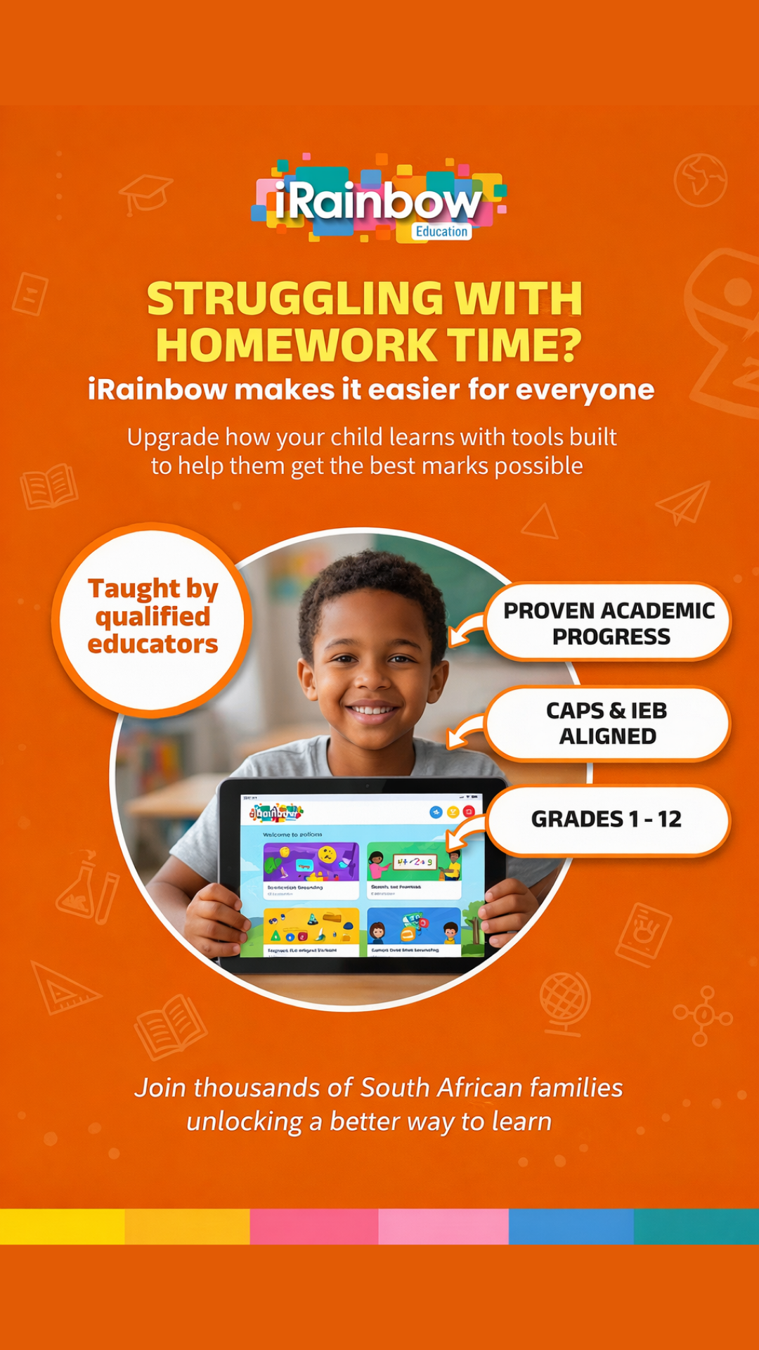 iRainbow Education Facebook ad from Feb 24, 2026