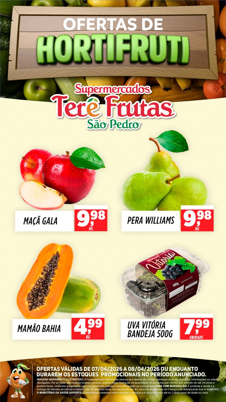 Super Terê Frutas São Pedro Facebook ad
