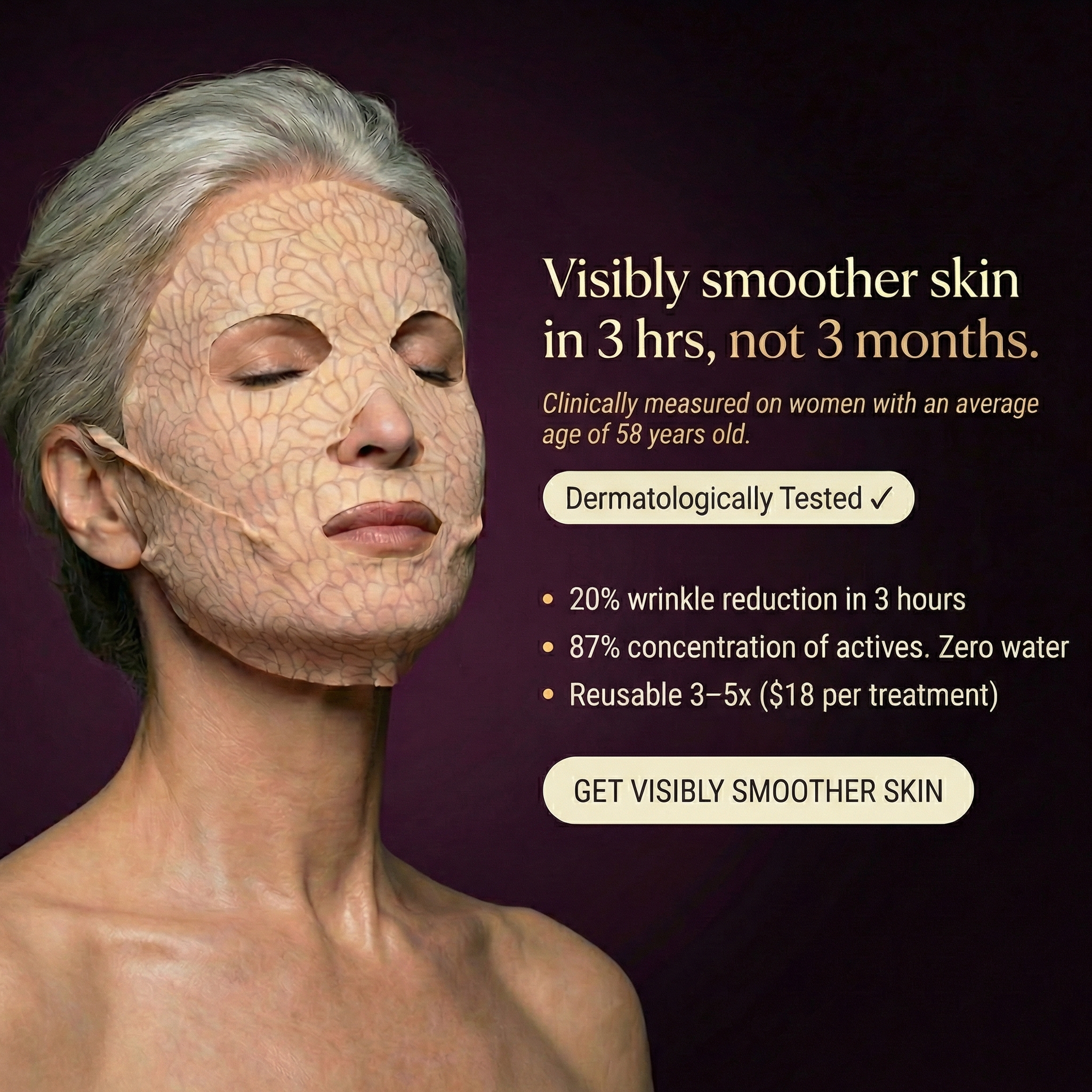 NANNETTE de GASPÉ Facebook ad: Award-Winning Skin Care