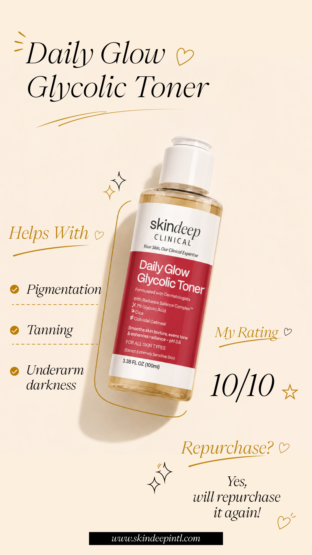 Skin Deep Facebook ad
