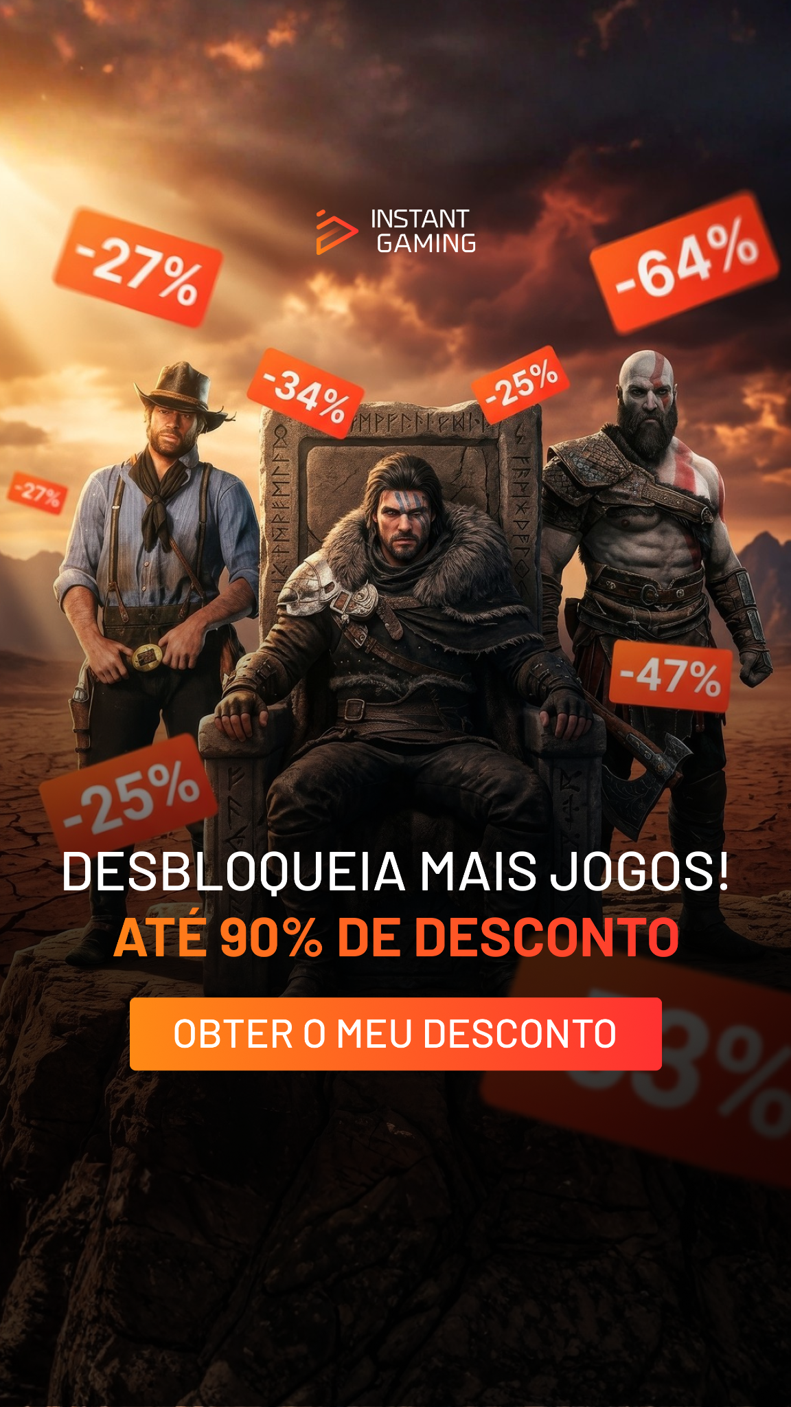 Instant Gaming - PT Facebook ad