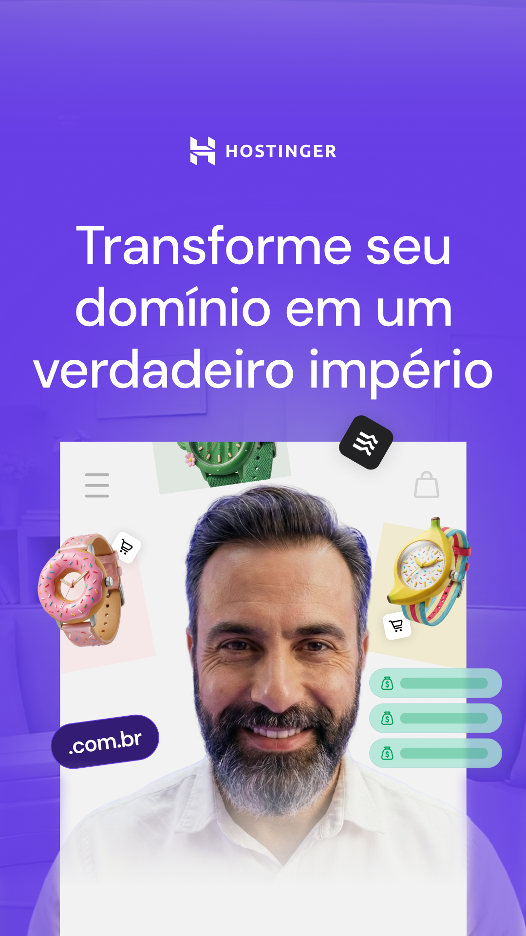 Hostinger Facebook ad