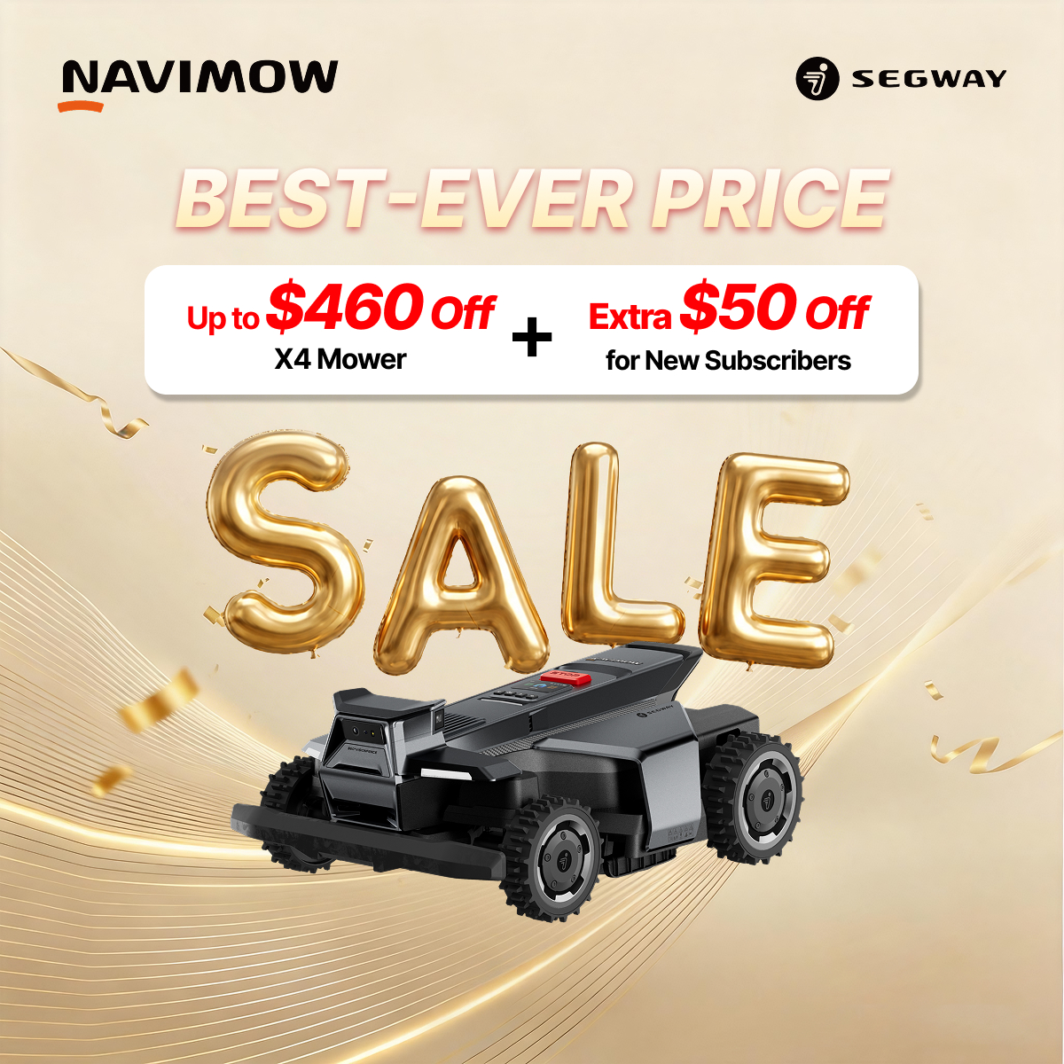 Segway Navimow Facebook ad