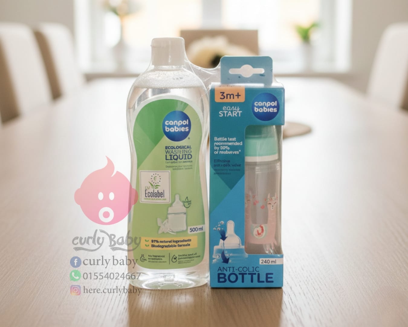 Curly Baby Facebook ad