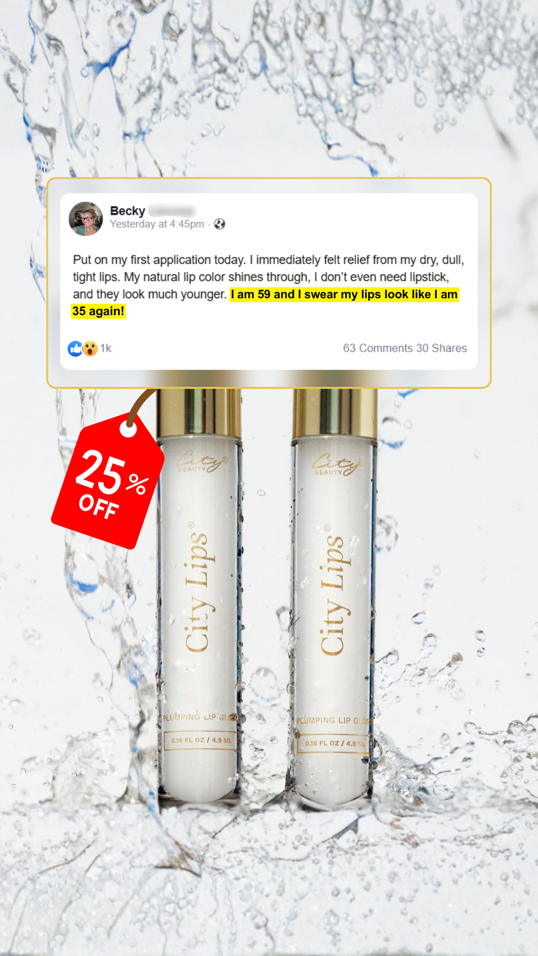 City Beauty Facebook ad