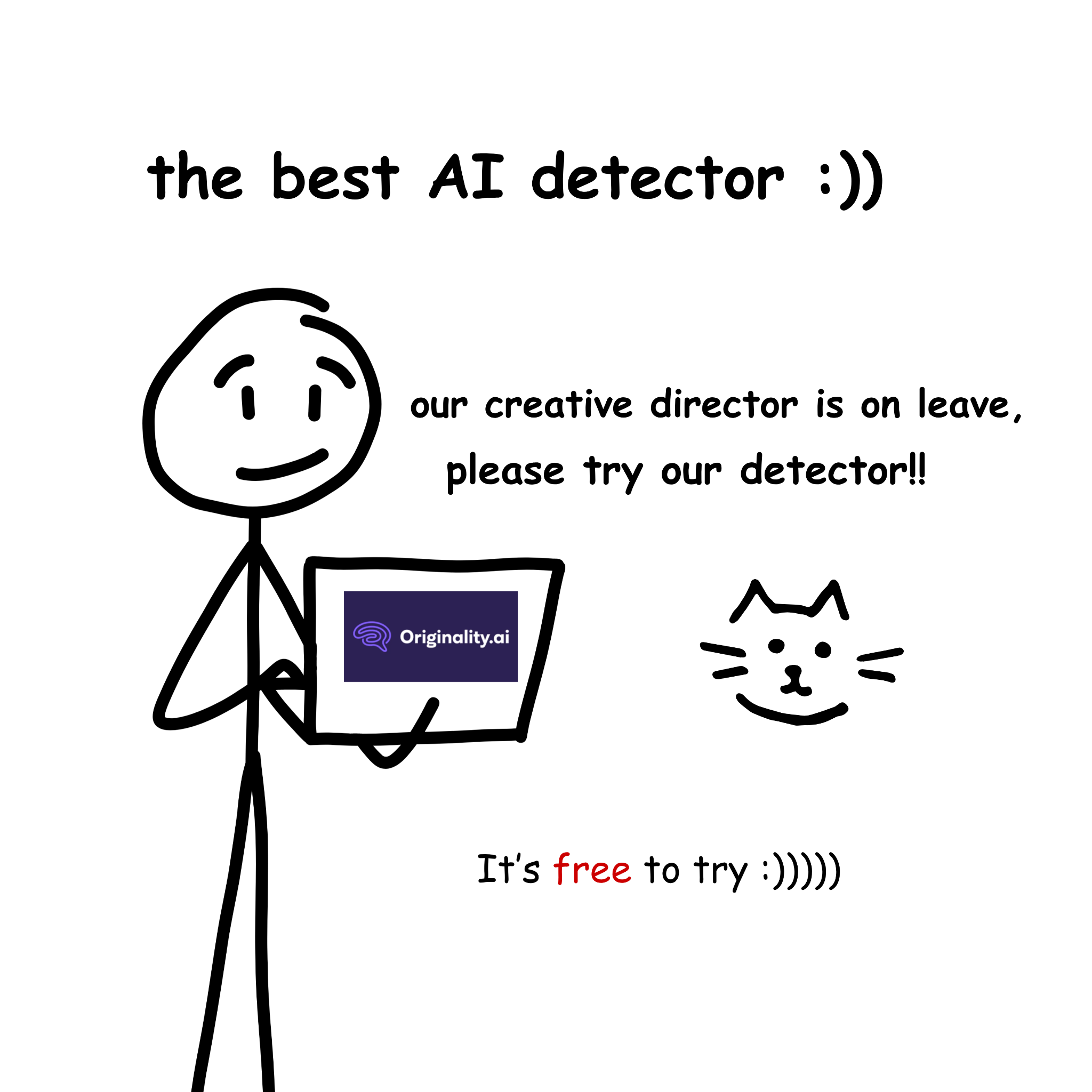 Originality.AI - AI Detection and Plagiarism Checking Facebook ad