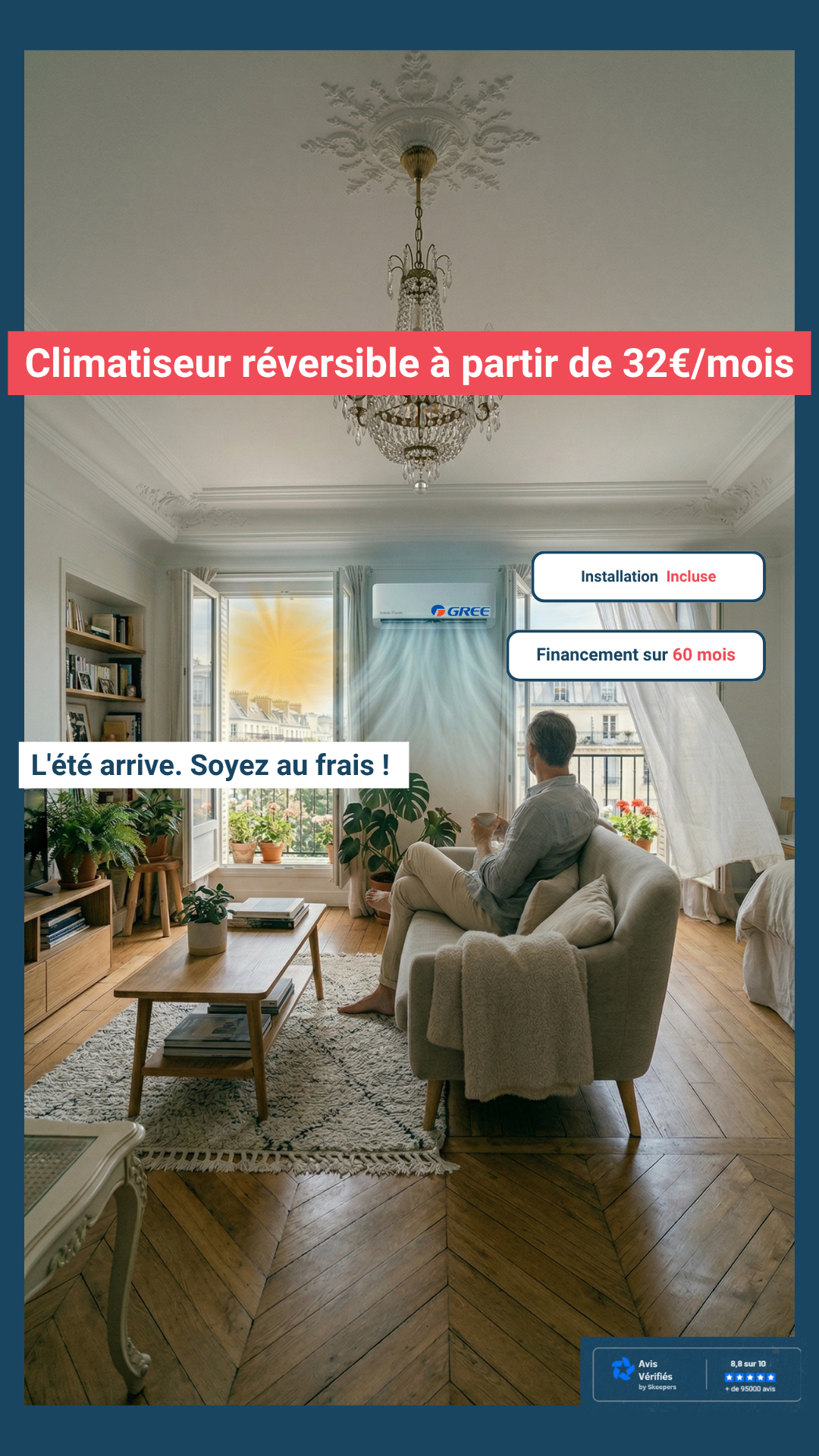 Mon chauffagiste privé Facebook ad from Jul 8, 2026