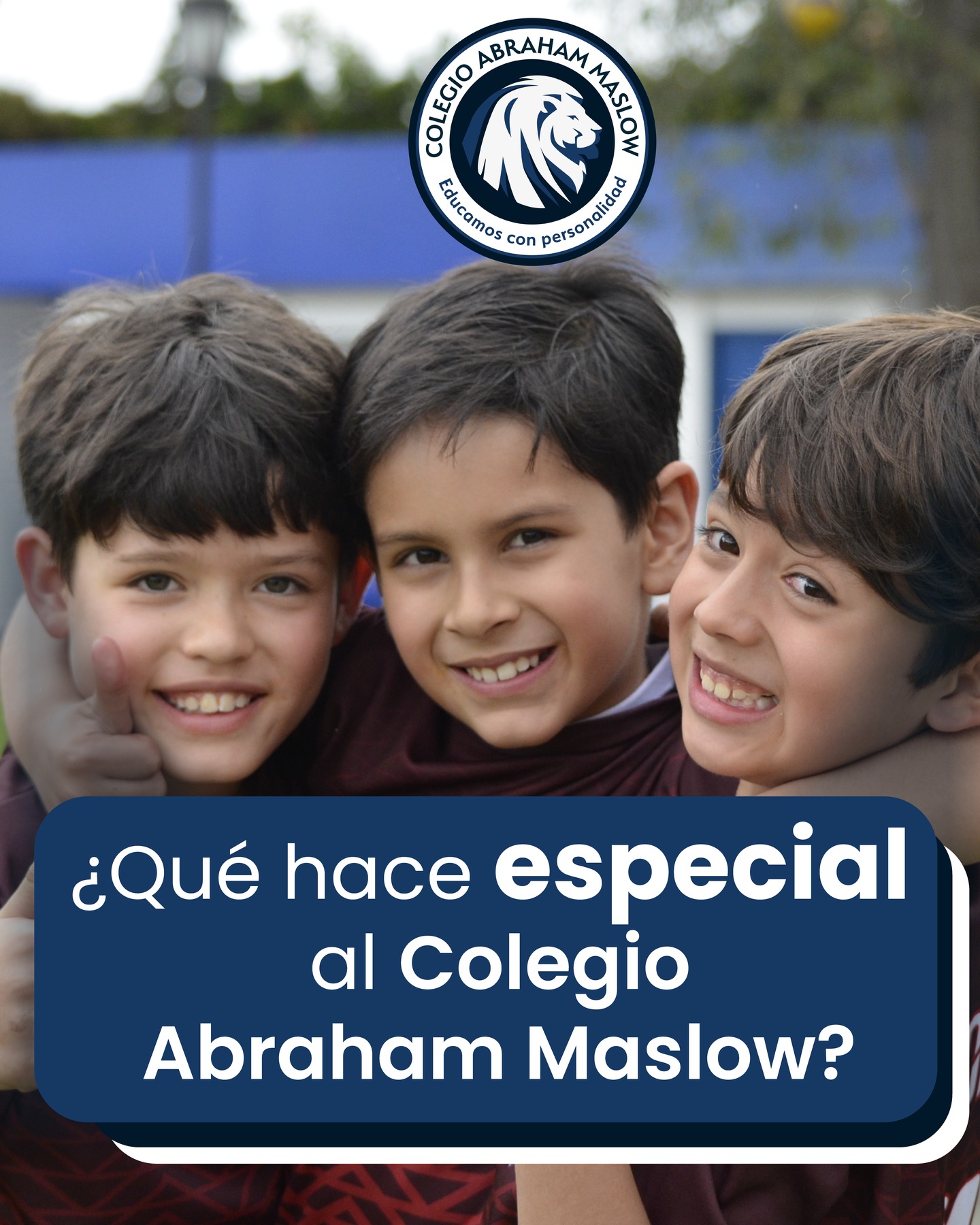 Colegio Abraham Maslow Facebook ad: En el Colegio Abraham Maslow formamos estudiantes con…