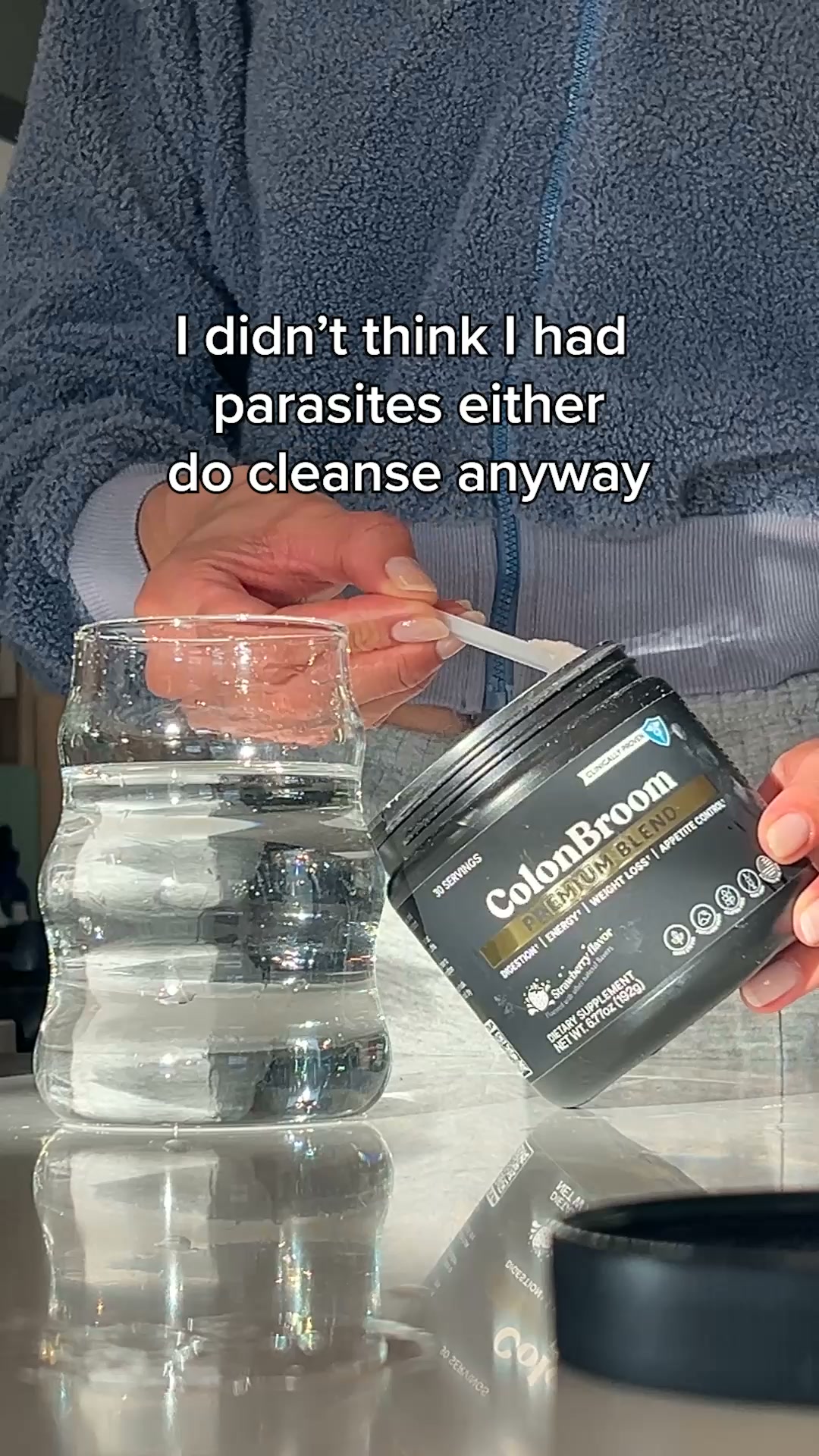 ColonBroom Facebook ad: FLUSH OUT THE GUNK FOR GOOD!