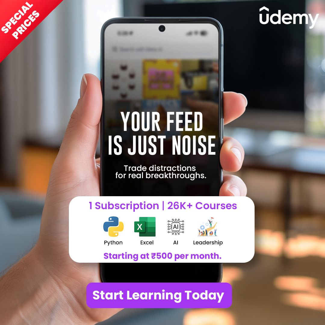 Udemy Facebook ad