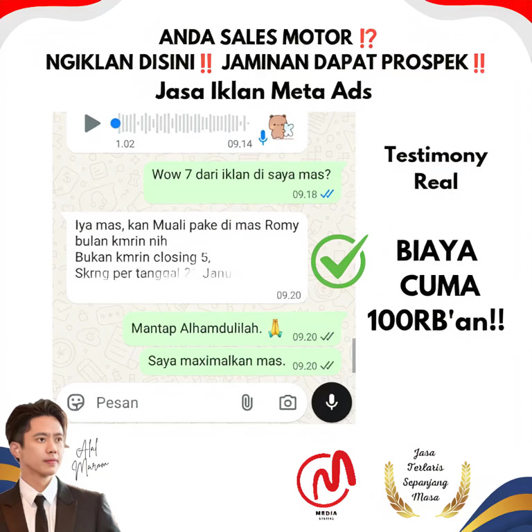 Media Digital Facebook ad: Mari mengobrol bersama kami
