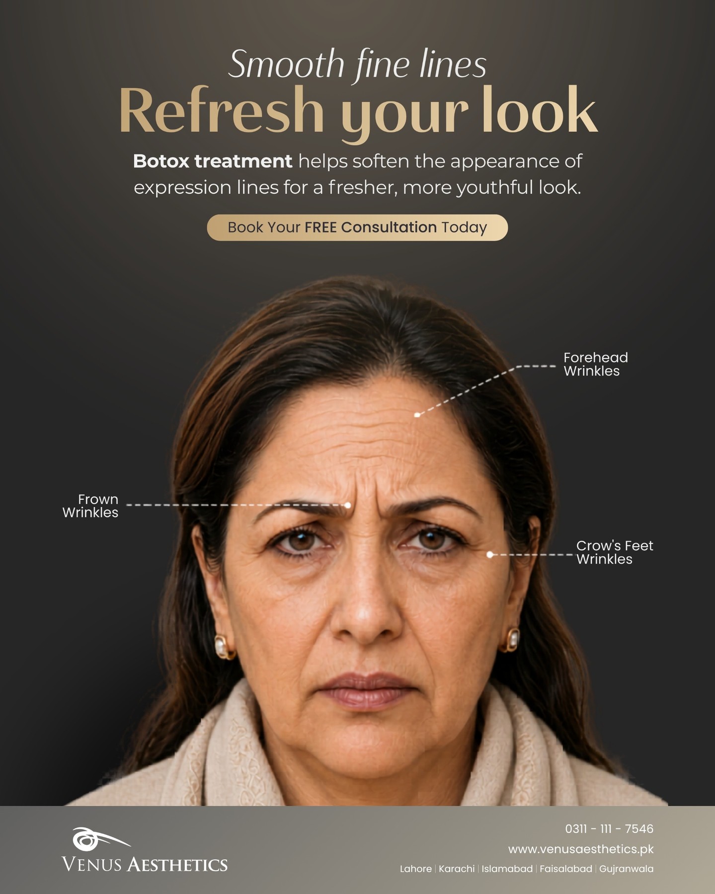Venus Aesthetics Facebook ad