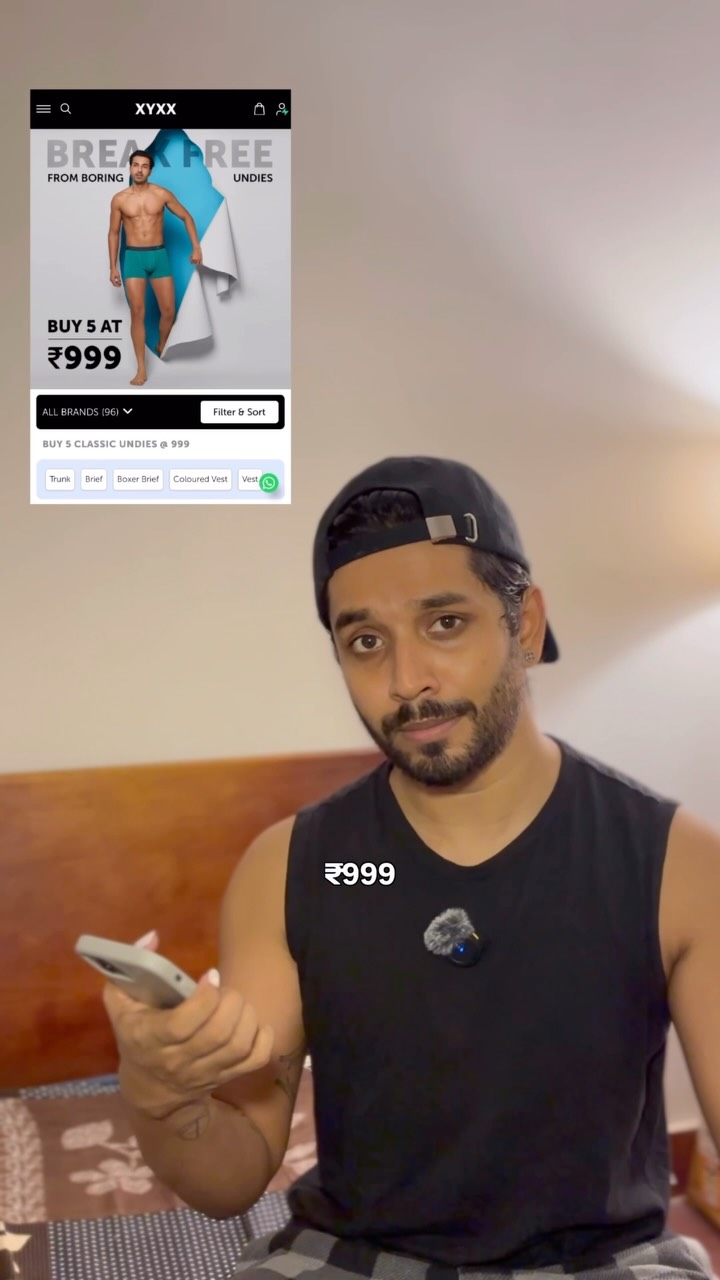 Yash acharya's vines Facebook ad: Me pretending I don’t need new underwear, then…