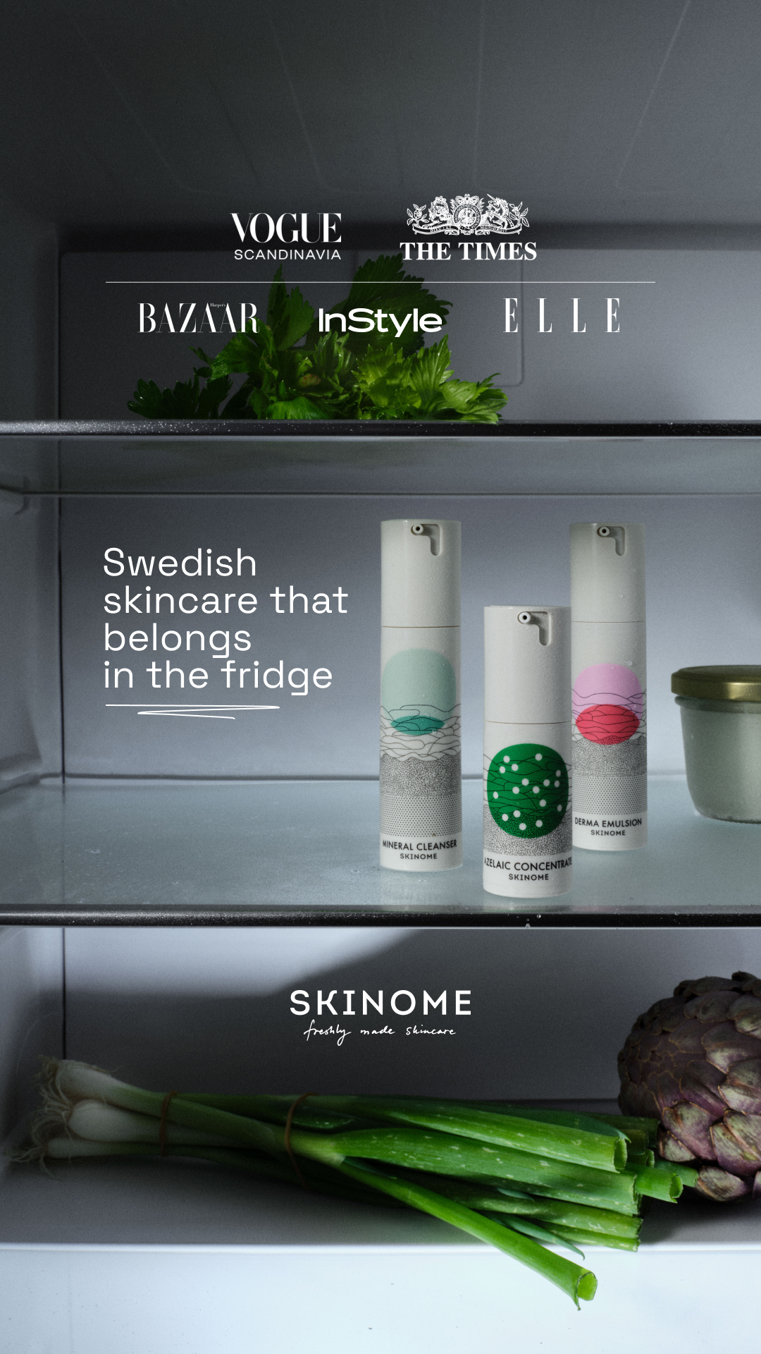 Skinome Facebook ad