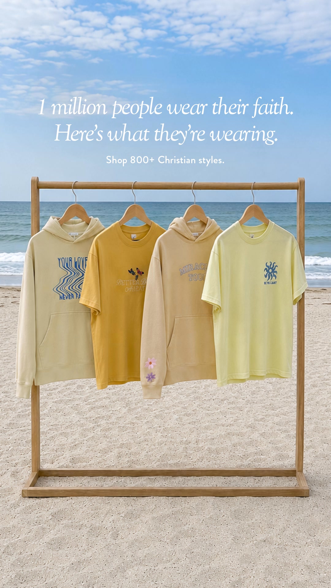 Elevated Faith Facebook ad: 1 Million+ Wearing Faith