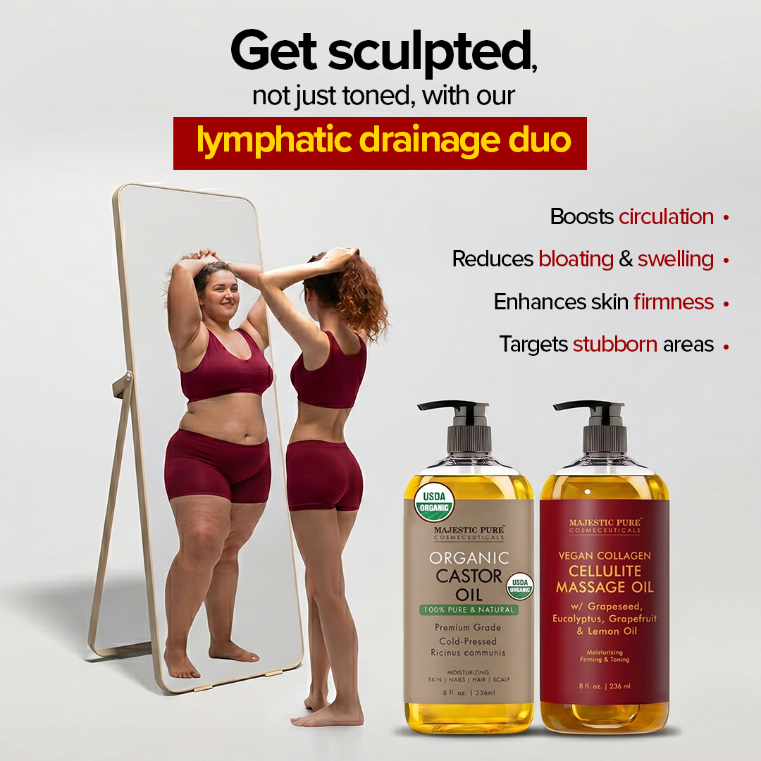 Majestic Pure Cosmeceuticals Facebook ad: SCULPT AND DEBLOAT TOGETHER