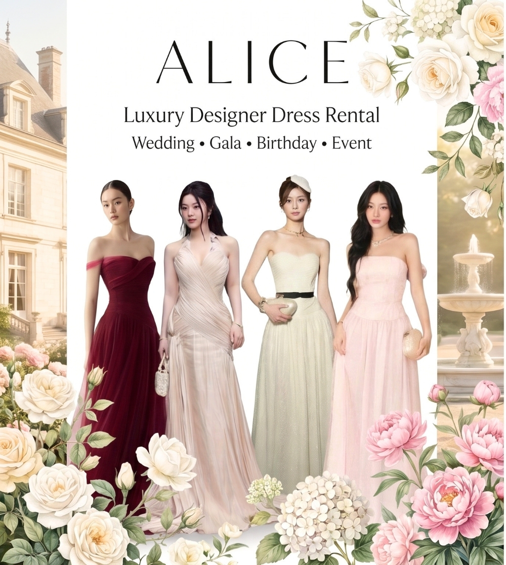 Alice - Cho Thuê Váy Đầm Cao Cấp Đi Tiệc Facebook ad: 𝑻𝒐̉𝒂 𝒔𝒂́𝒏𝒈 𝒕𝒓𝒐𝒏𝒈 𝒃𝒖̛̃𝒂 𝒕𝒊𝒆̣̂𝒄…
