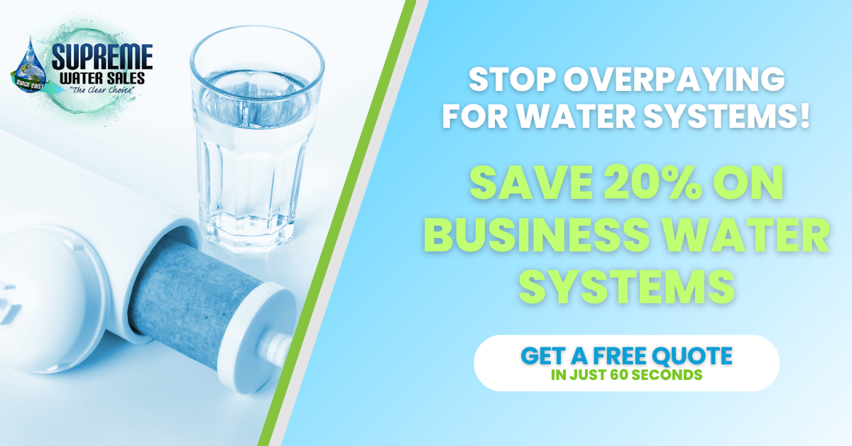 Supreme Water Sales Facebook ad from Nov 17, 2025