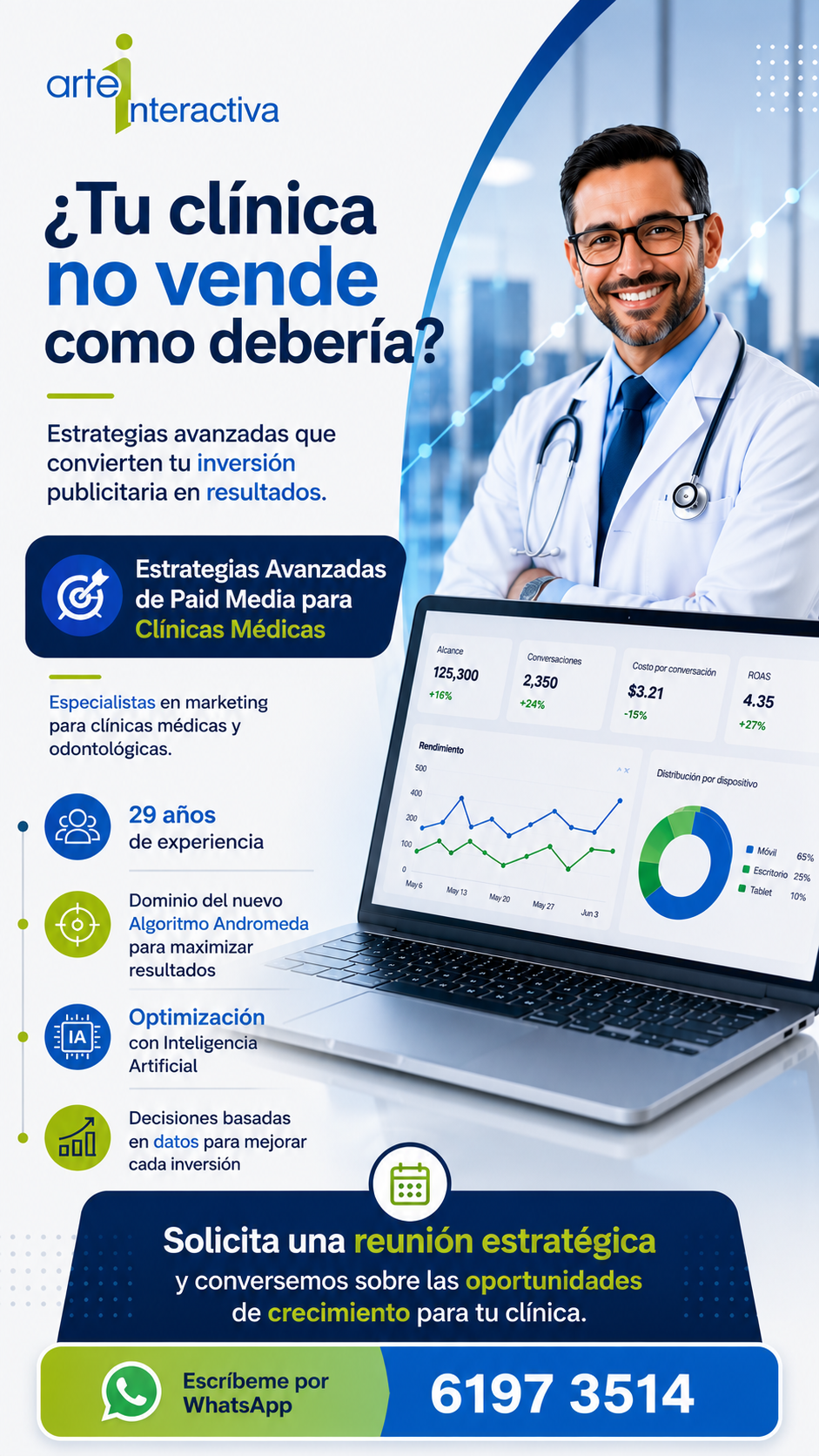Arte Interactiva Facebook ad: Habla con nuestros especialistas