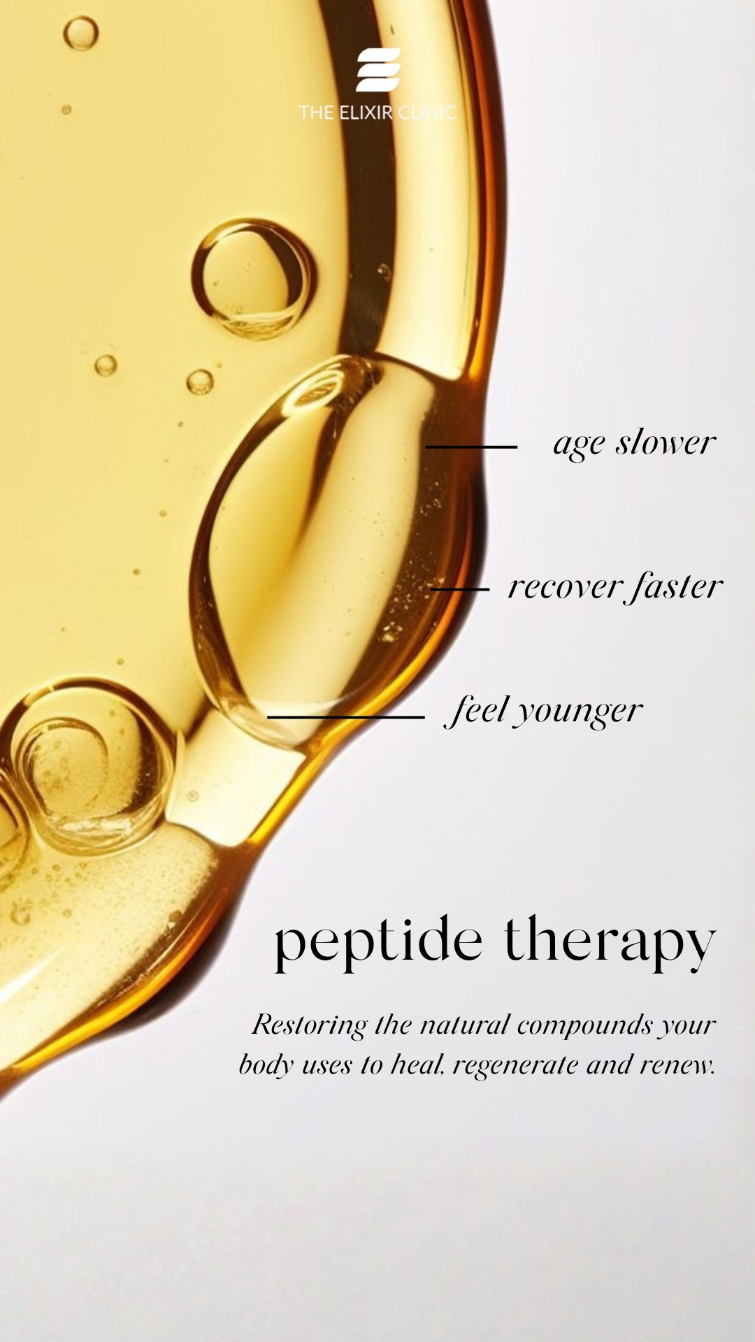 The Elixir Clinic Facebook ad