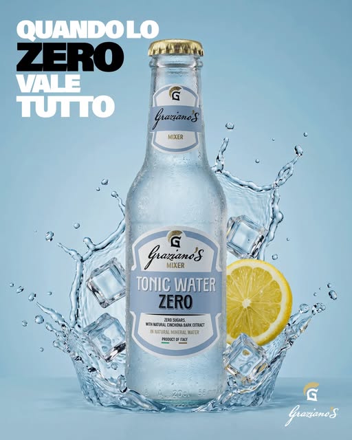 Graziano's Facebook ad: Tutto il carattere della tonica premium.