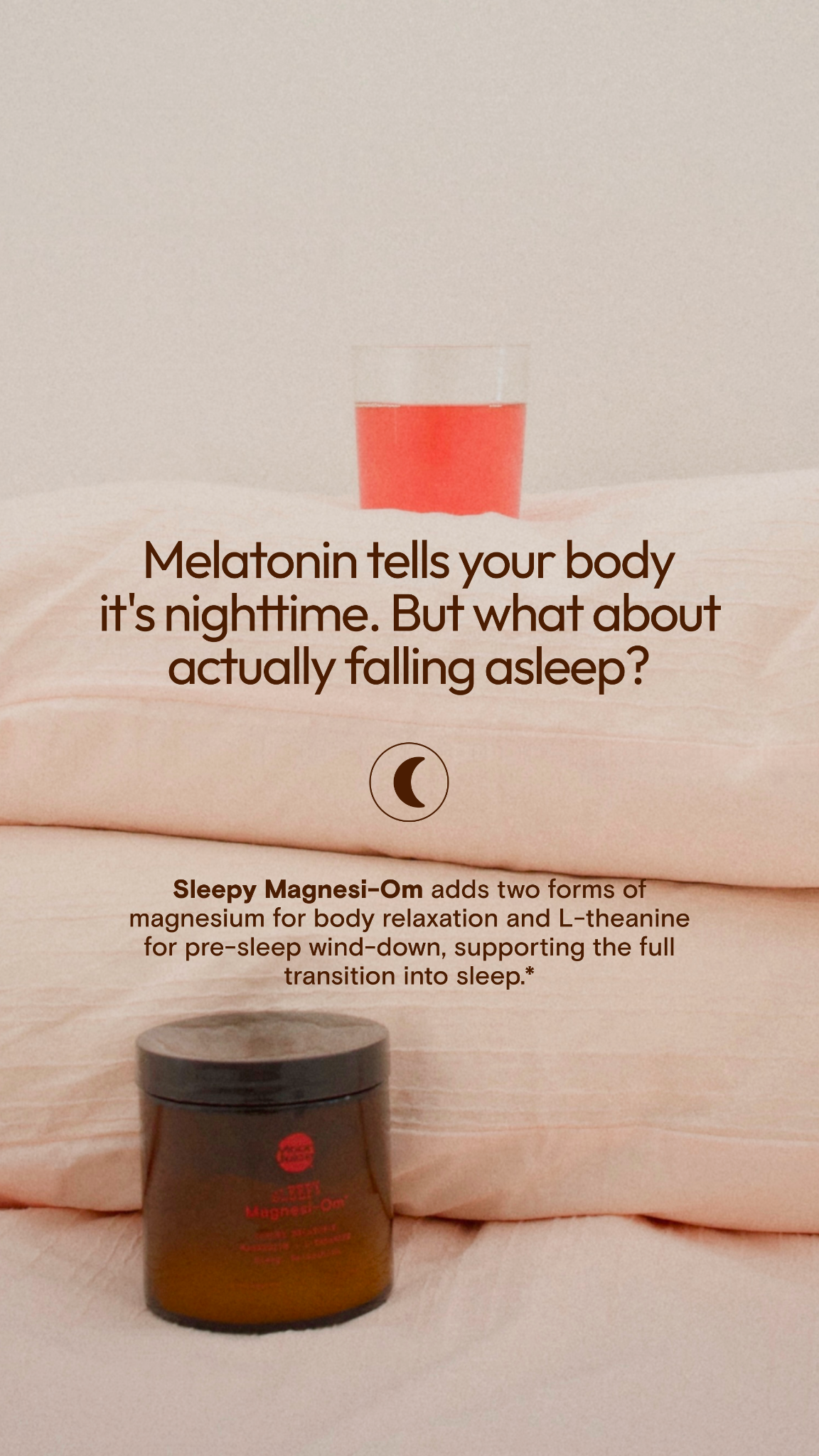 Moon Juice Facebook ad: Cherry Sleepy Magnesi-Om