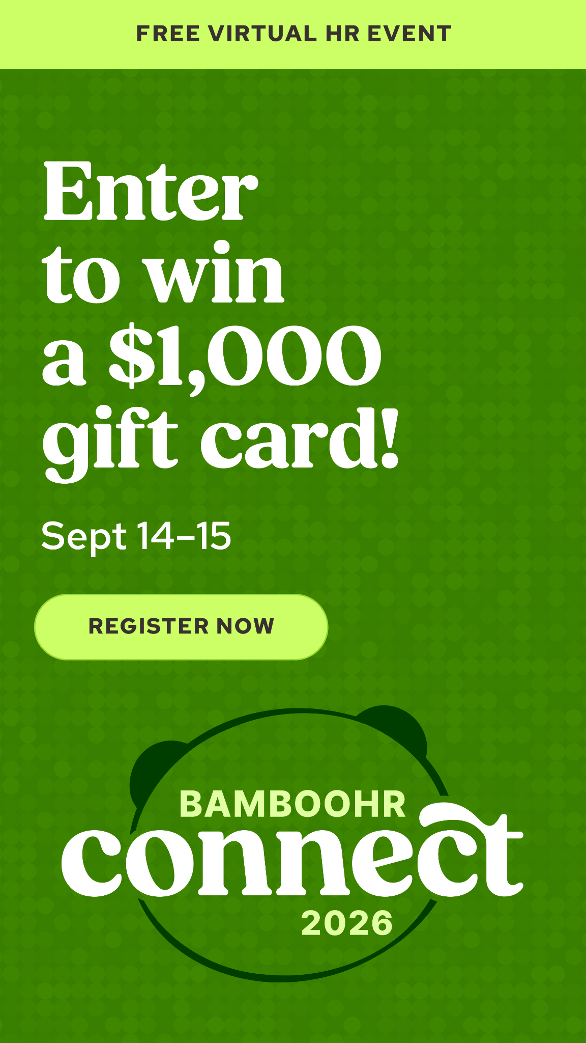 BambooHR Facebook ad