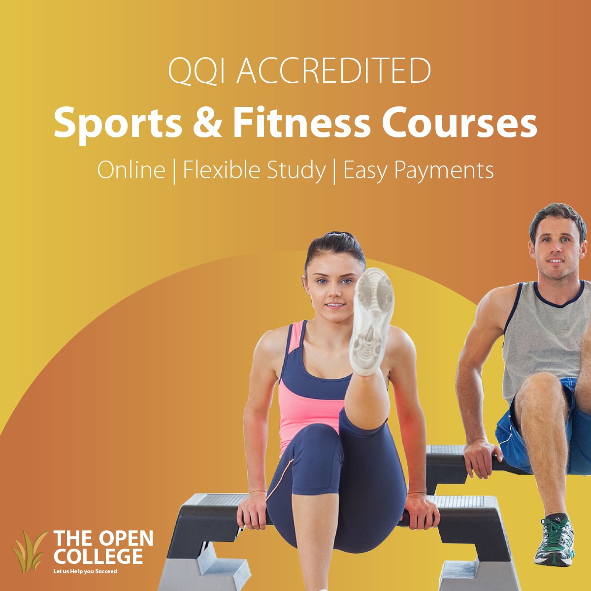 The Open College Facebook ad