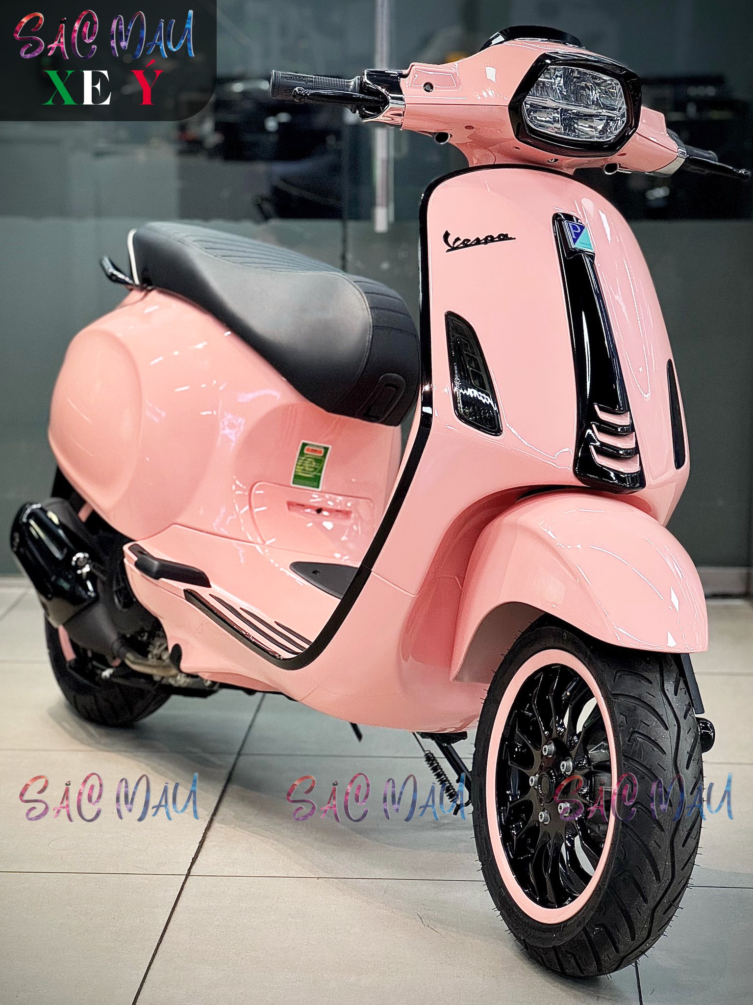 Sắc màu xe Ý Facebook ad: VESPA SPRINT S 2025, PINK TREND ALERT