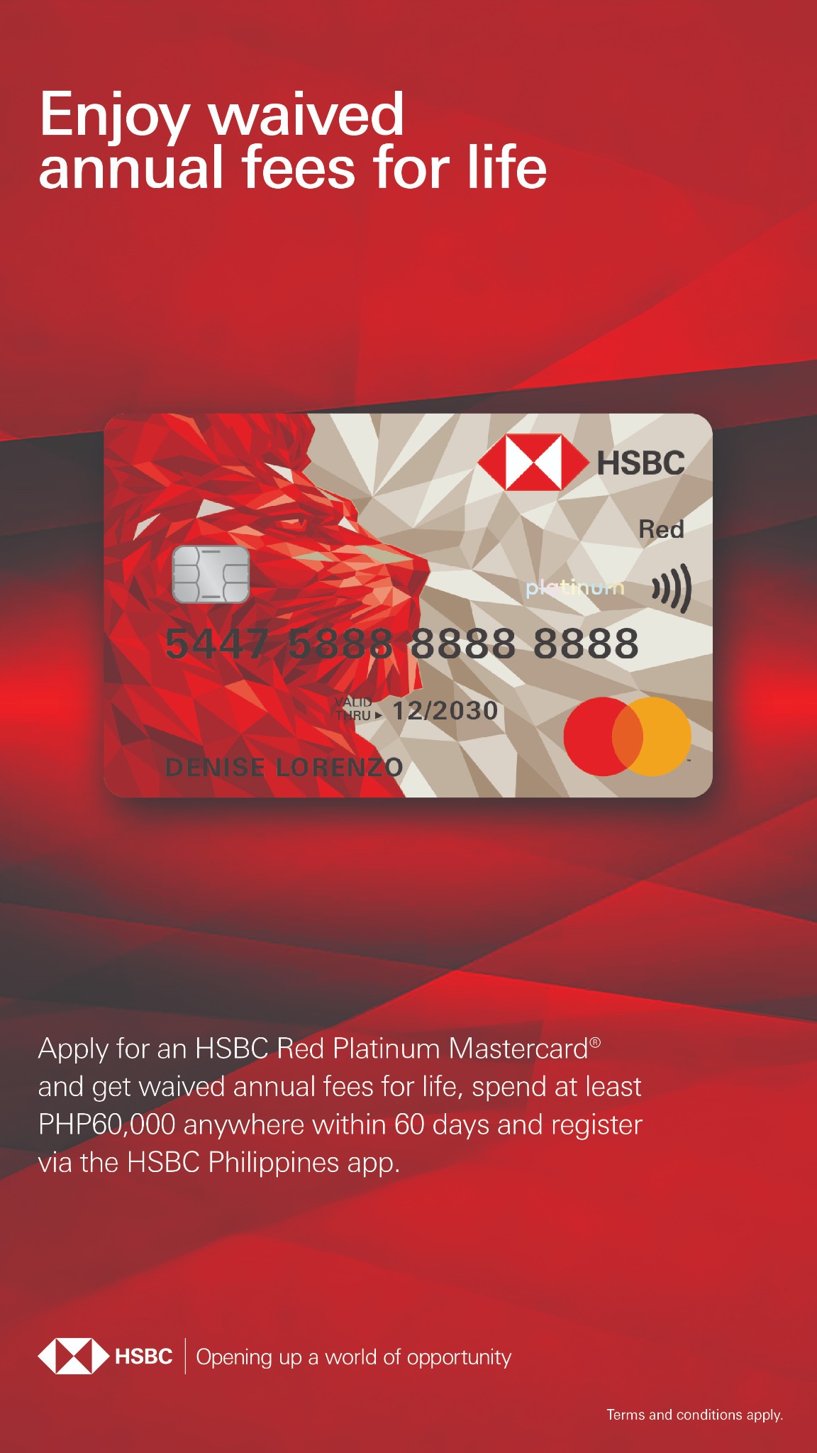HSBC Facebook ad