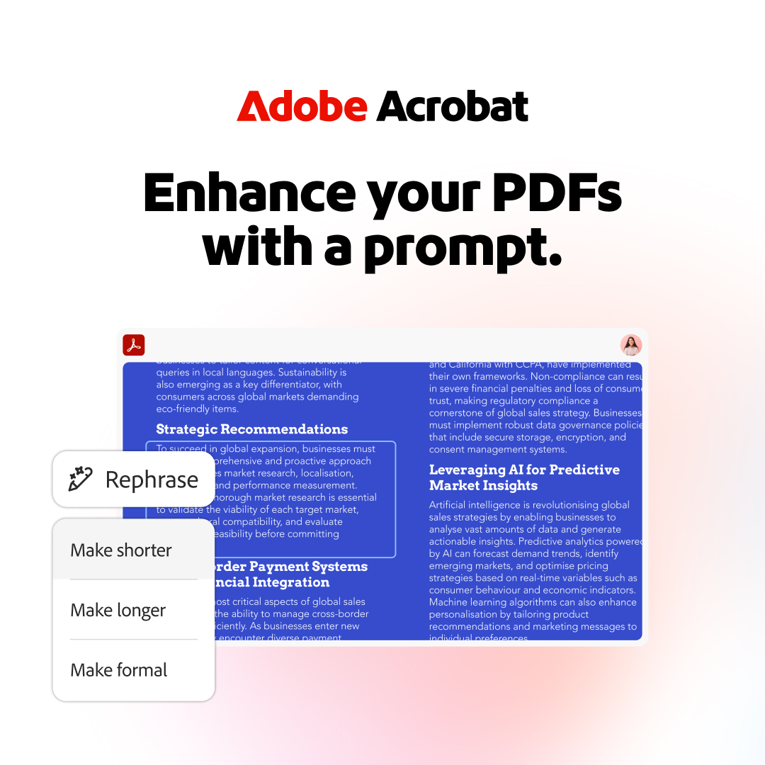 Adobe Acrobat Facebook ad