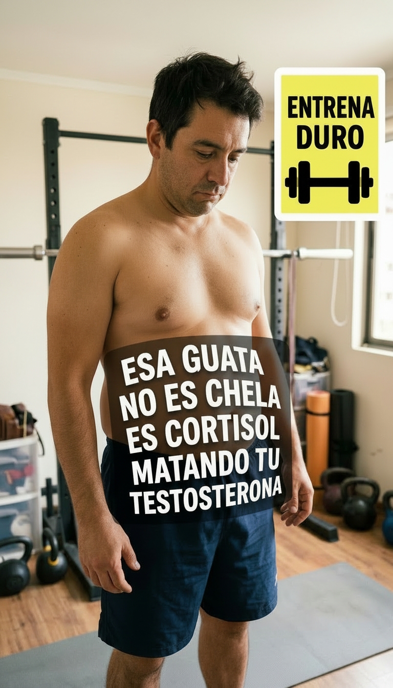 Ereboost Facebook ad: No es la chela. Es el cortisol.