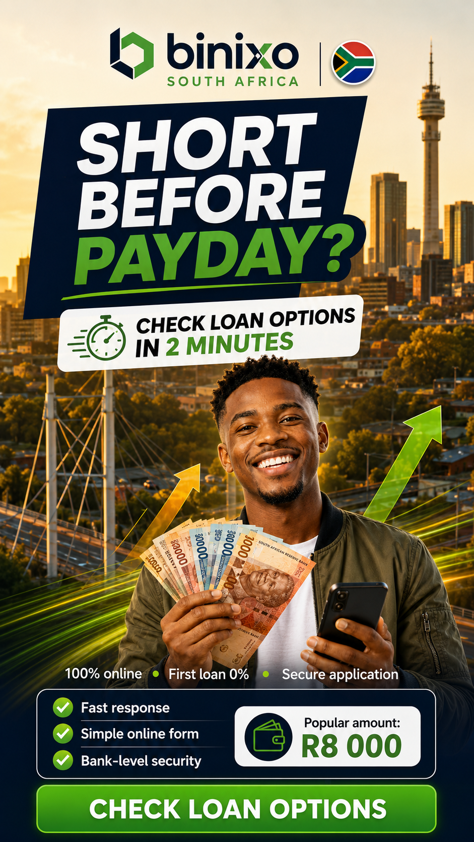 Binixo RSA Facebook ad