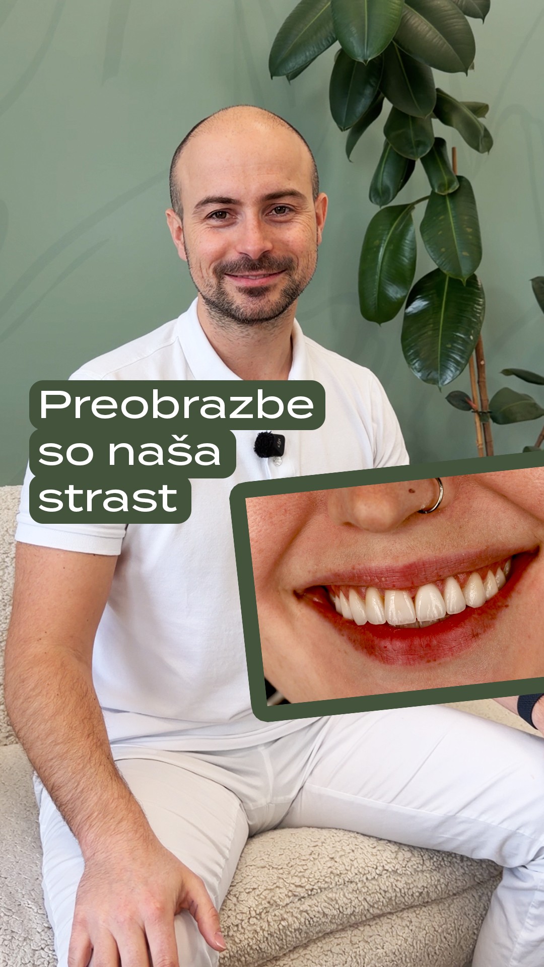 Lotus dentalni center Facebook ad: Pacientkini zobje so bili sicer zdravi, vendar izrazito…