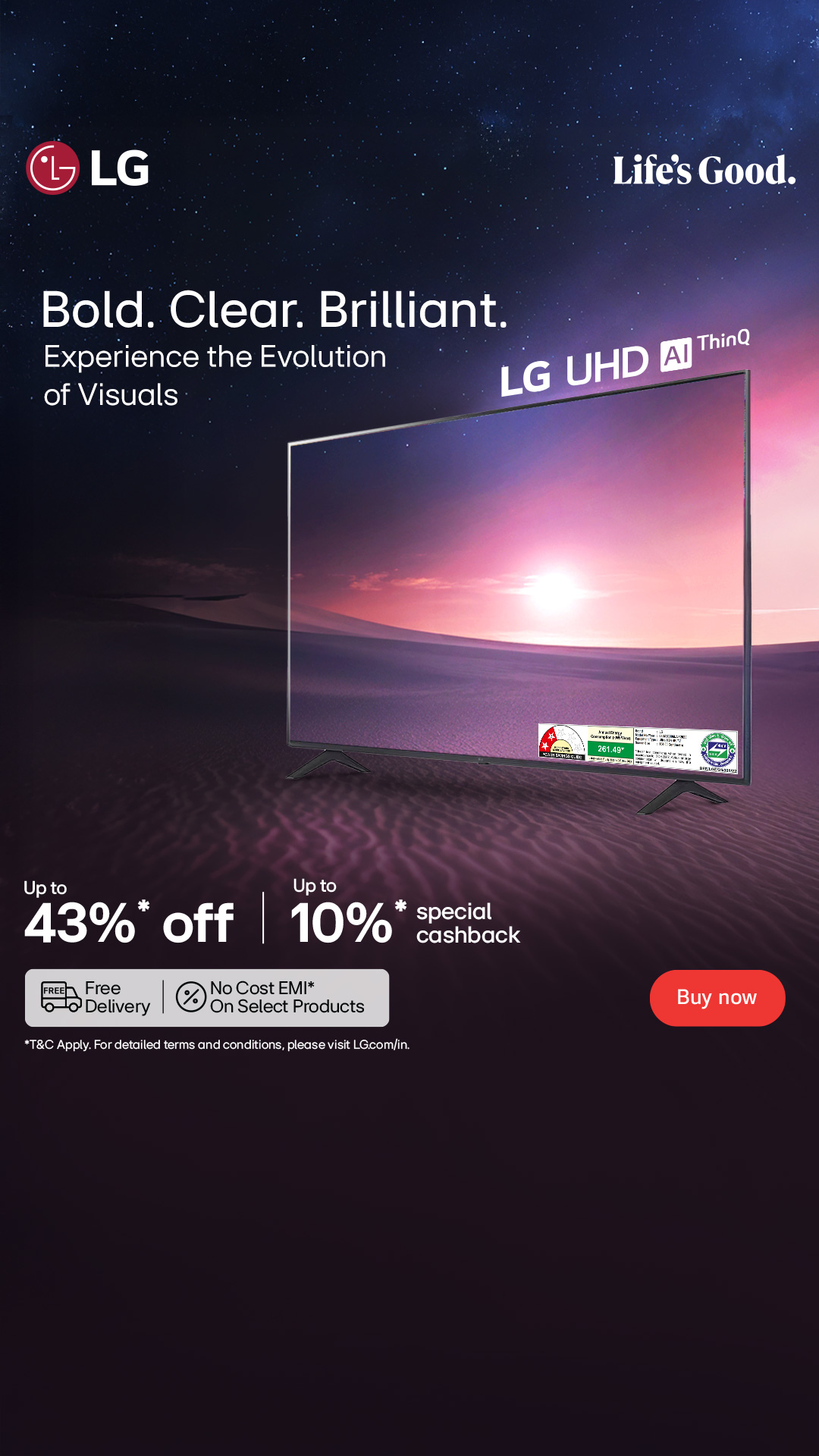 LG Global Facebook ad