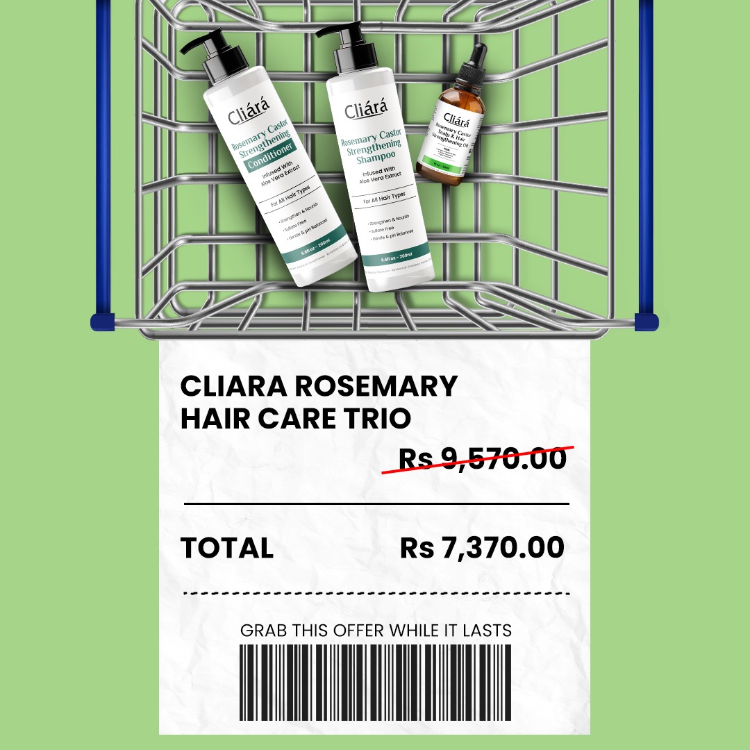 Cliárá Essential Oils Facebook ad: Complete Strengthening Trio